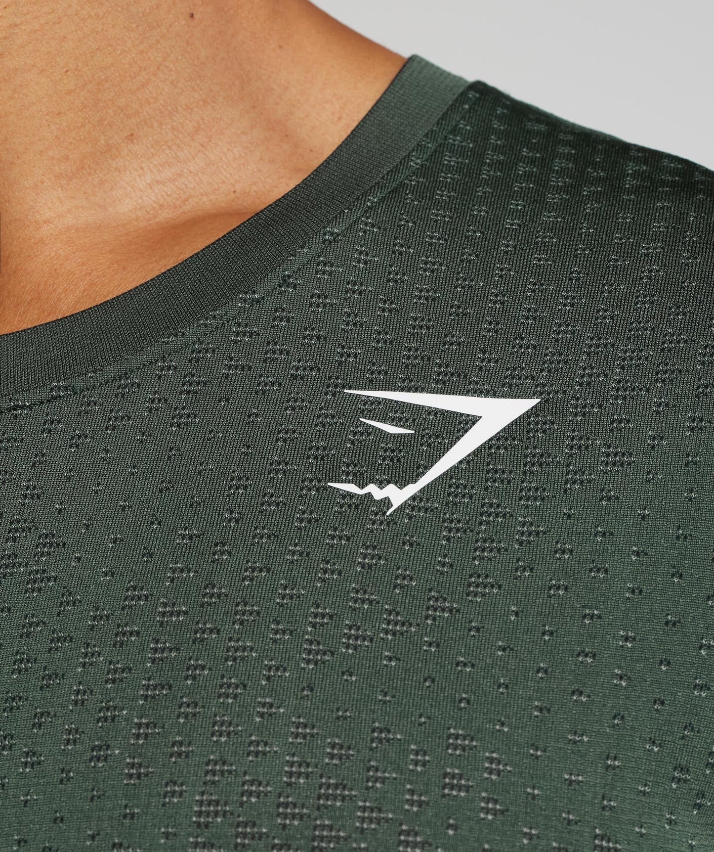 Gymshark Sport Seamless T-Shirt - Fog Green/Black