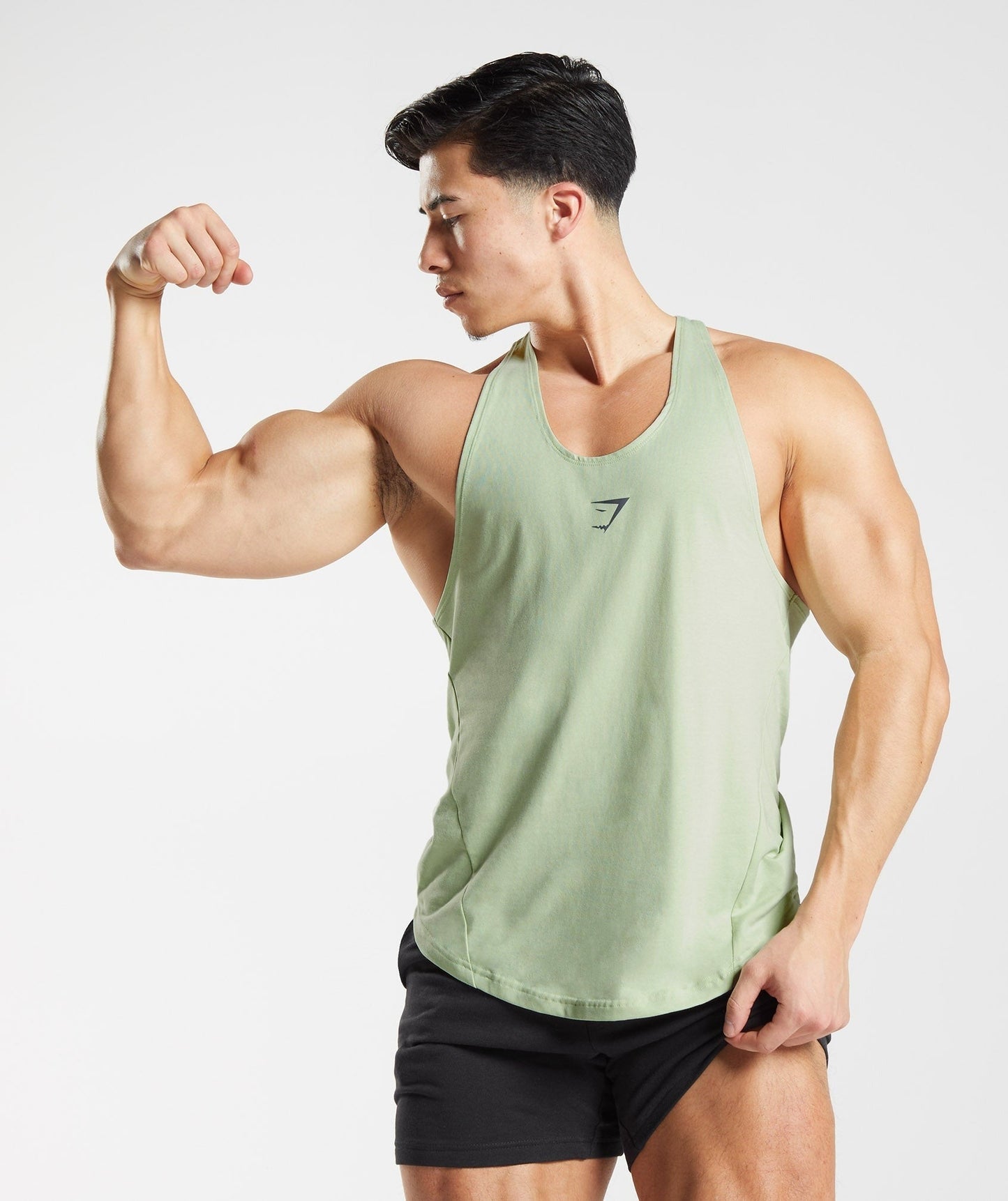 Gymshark Bold Stringer - Flora Green