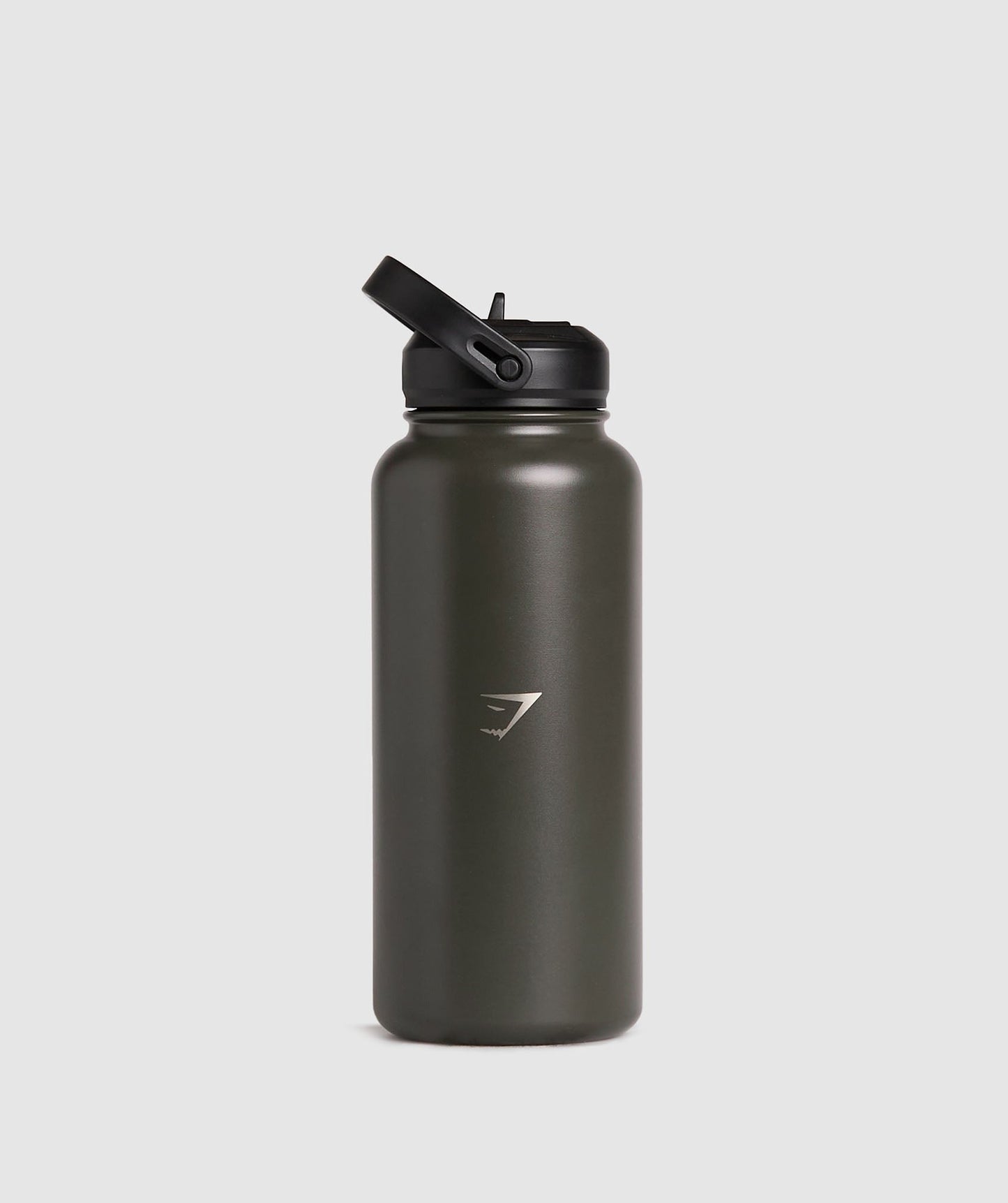 Gymshark Metal Insulated Straw Bottle 1L - Strength Green