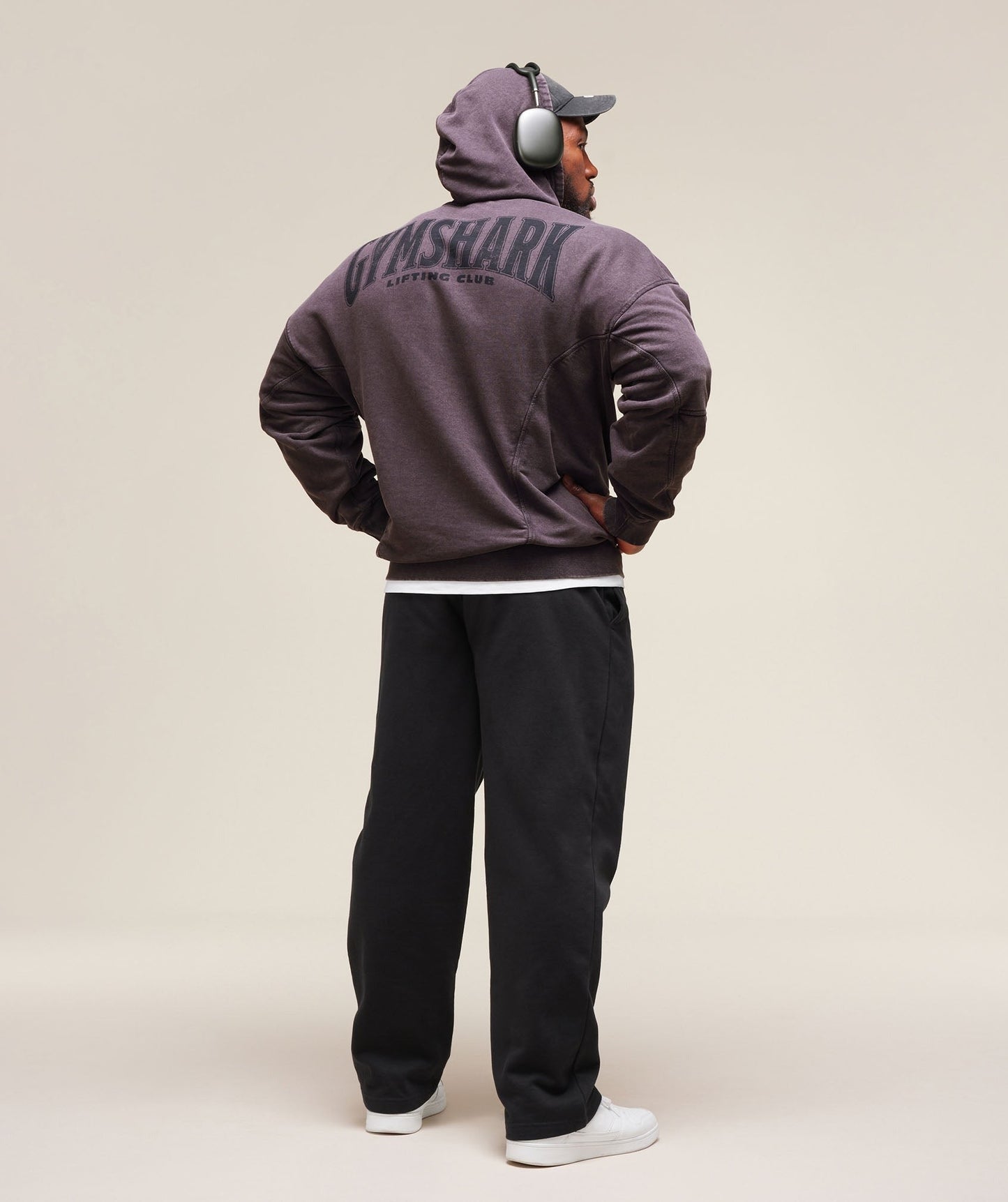 Gymshark Heritage Washed Hoodie - Plum Brown