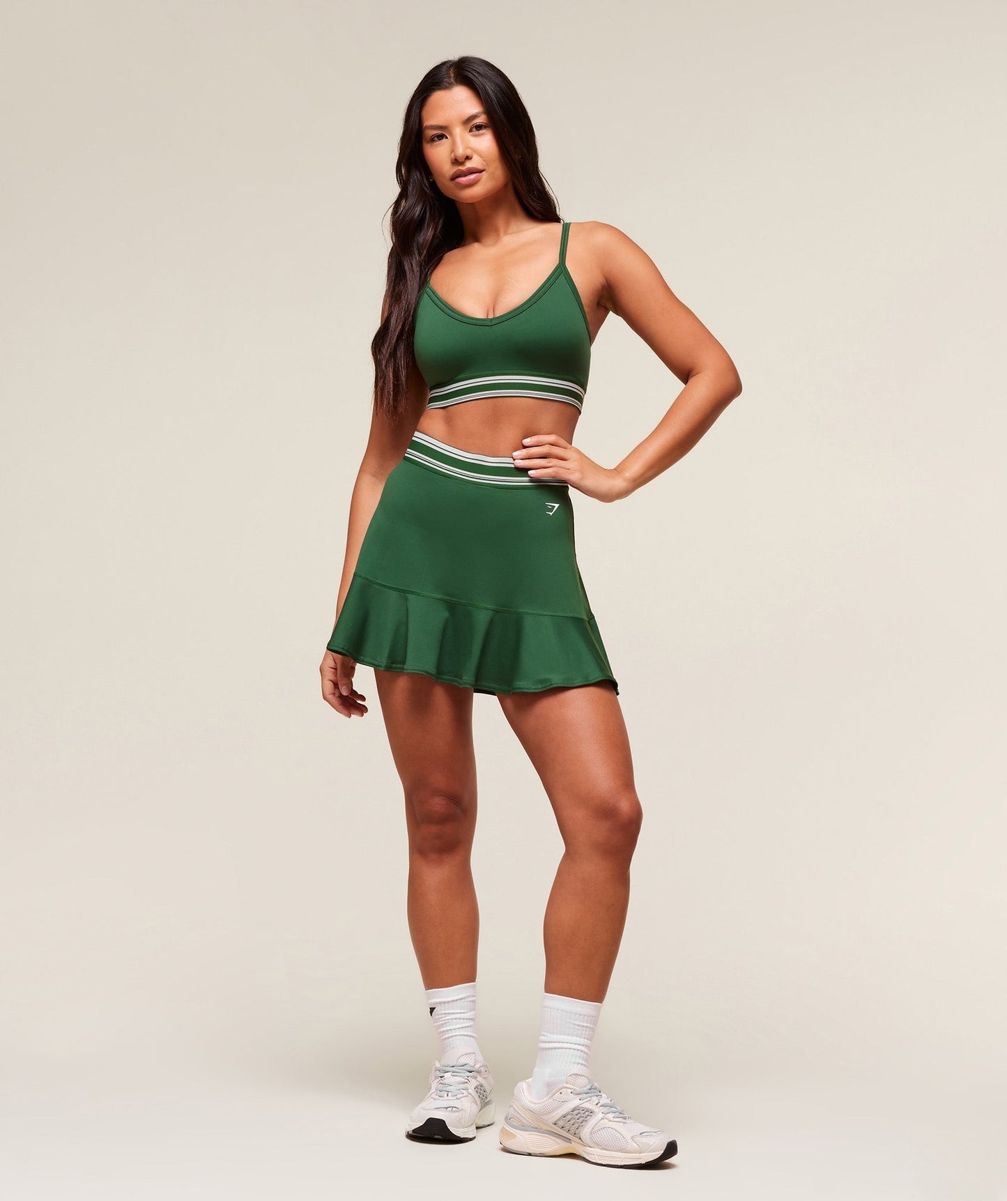 Gymshark Retro Sports Bra - Classic Green