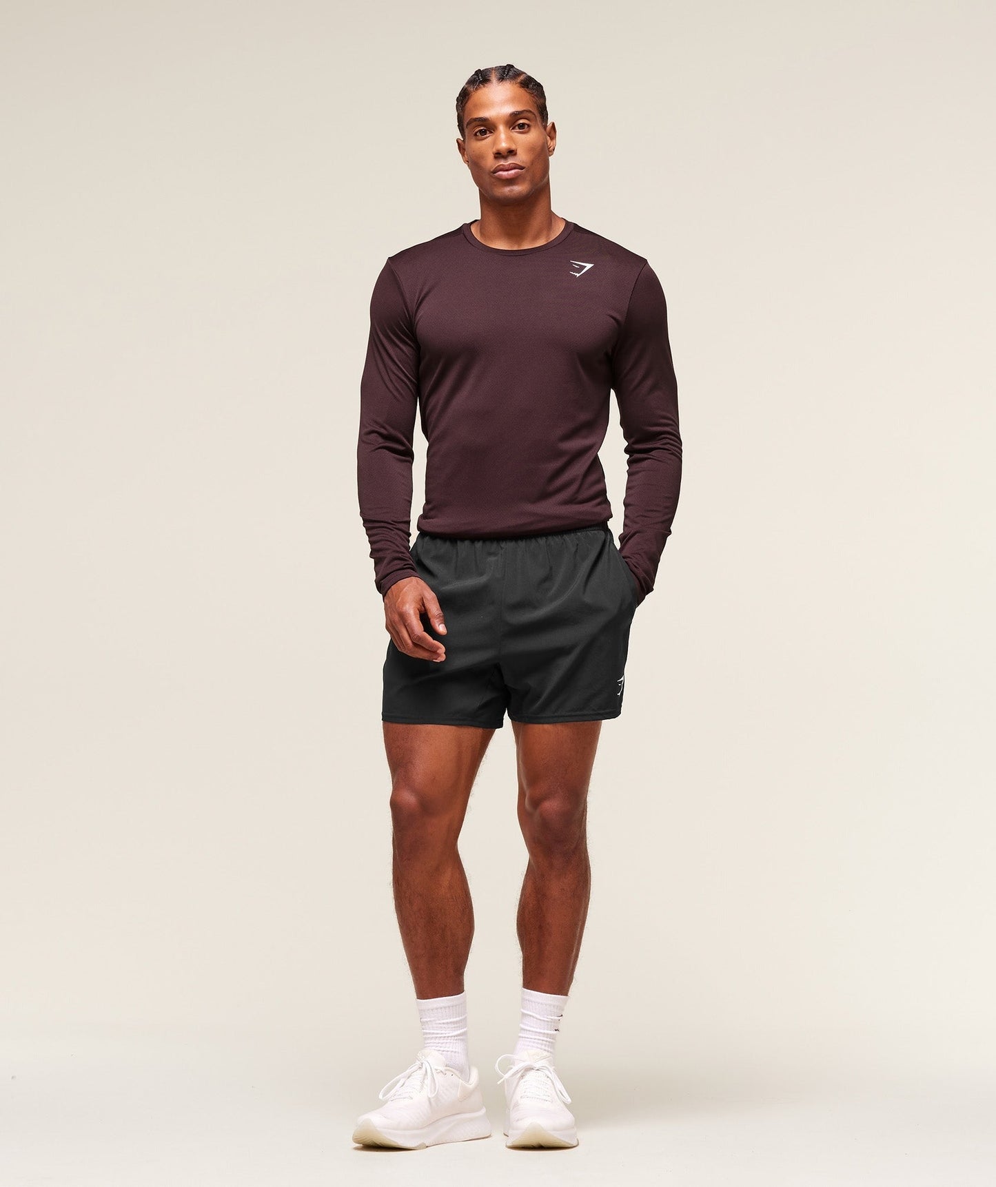 Gymshark Arrival Long Sleeve T-Shirt - Cherry Purple