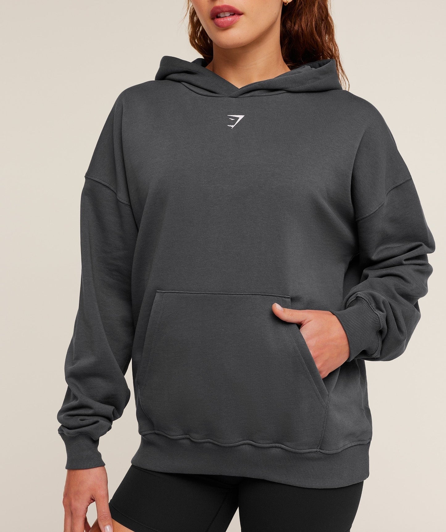 Gymshark Heavy Duty Oversized Hoodie - Onyx Grey