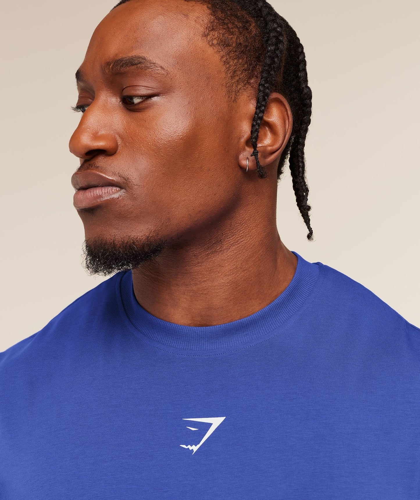 Gymshark Power Cut Off Tank - Force Blue