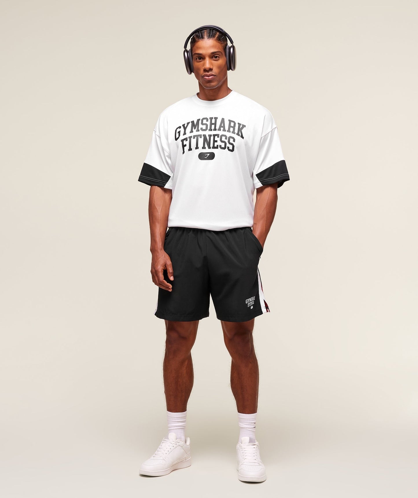 Gymshark Campus Oversized T-Shirt - White
