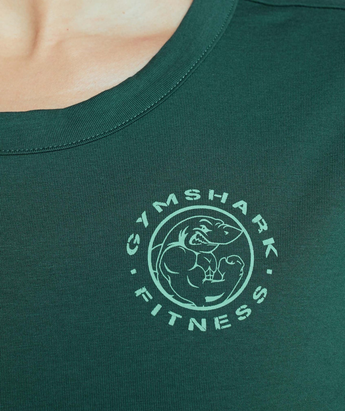 Gymshark Legacy Graphic Tee - Dark Green