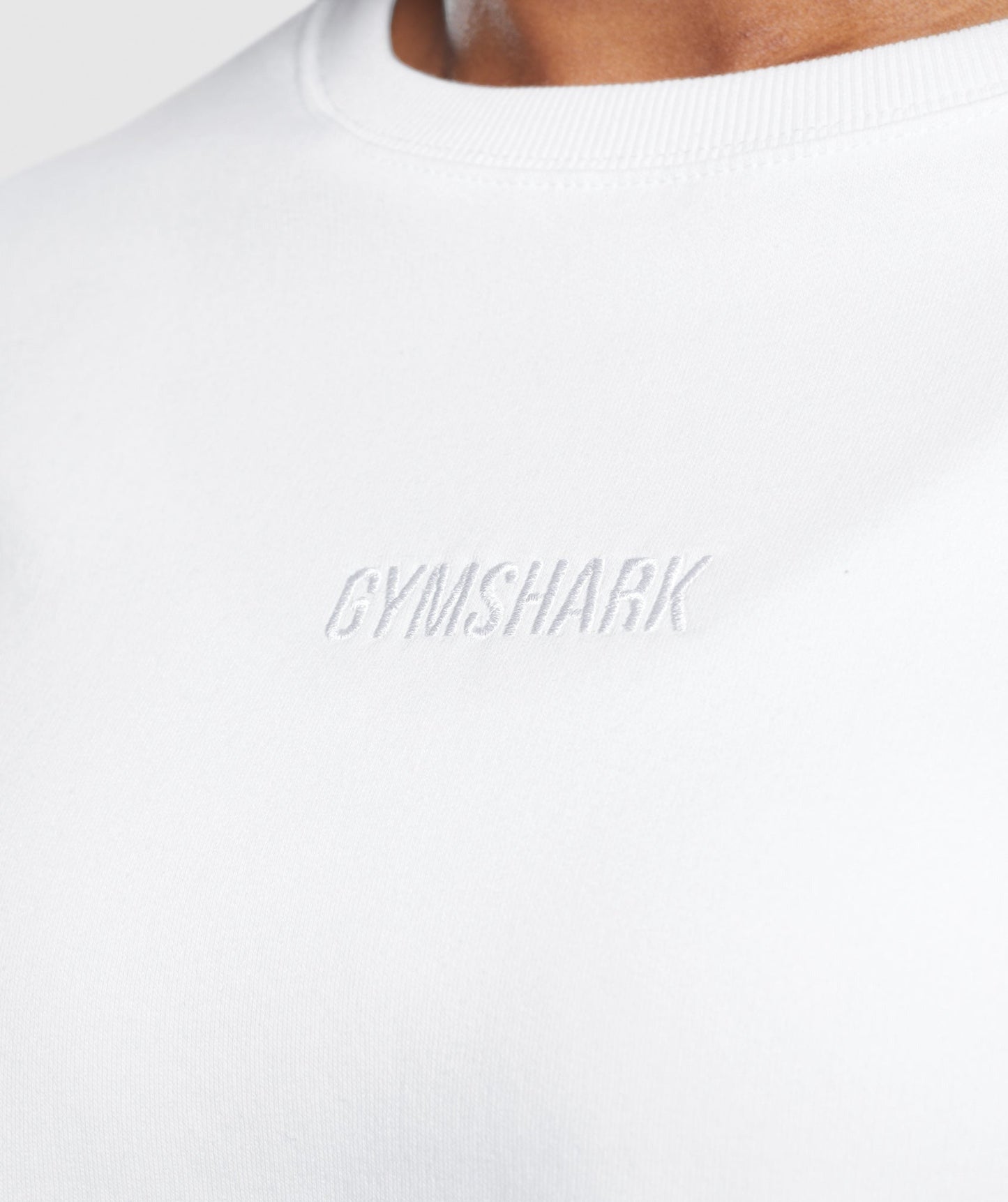 Gymshark Pulse Pullover - White