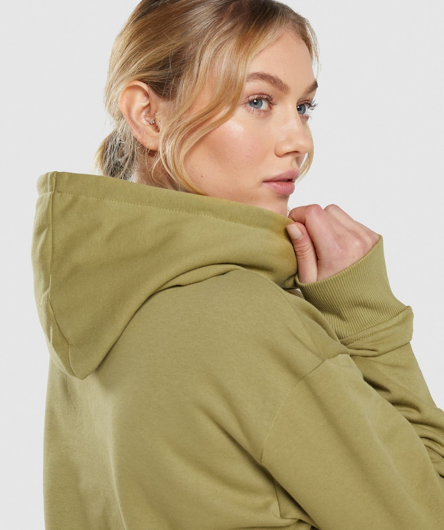 Gymshark Training Oversized Hoodie - Griffin Green