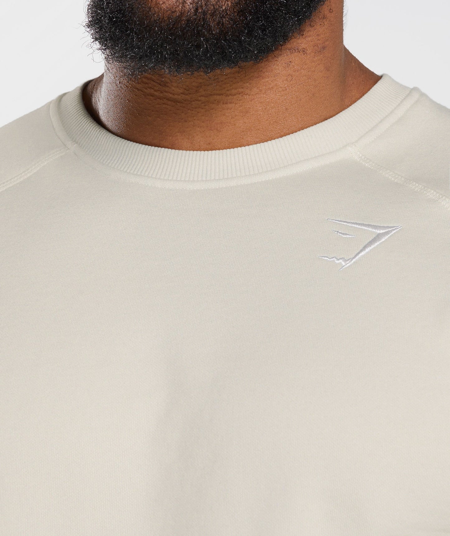 Gymshark Crest Sweatshirt - Pebble Grey