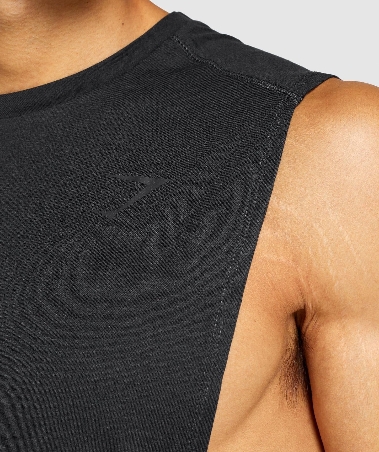 Gymshark Bold Drop Arm Tank - Black