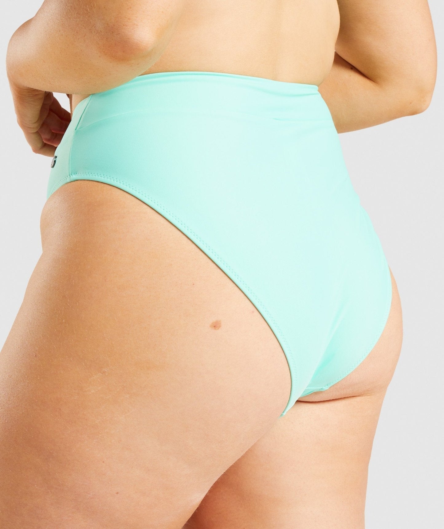 Gymshark High Rise Bikini Bottoms - Turquoise