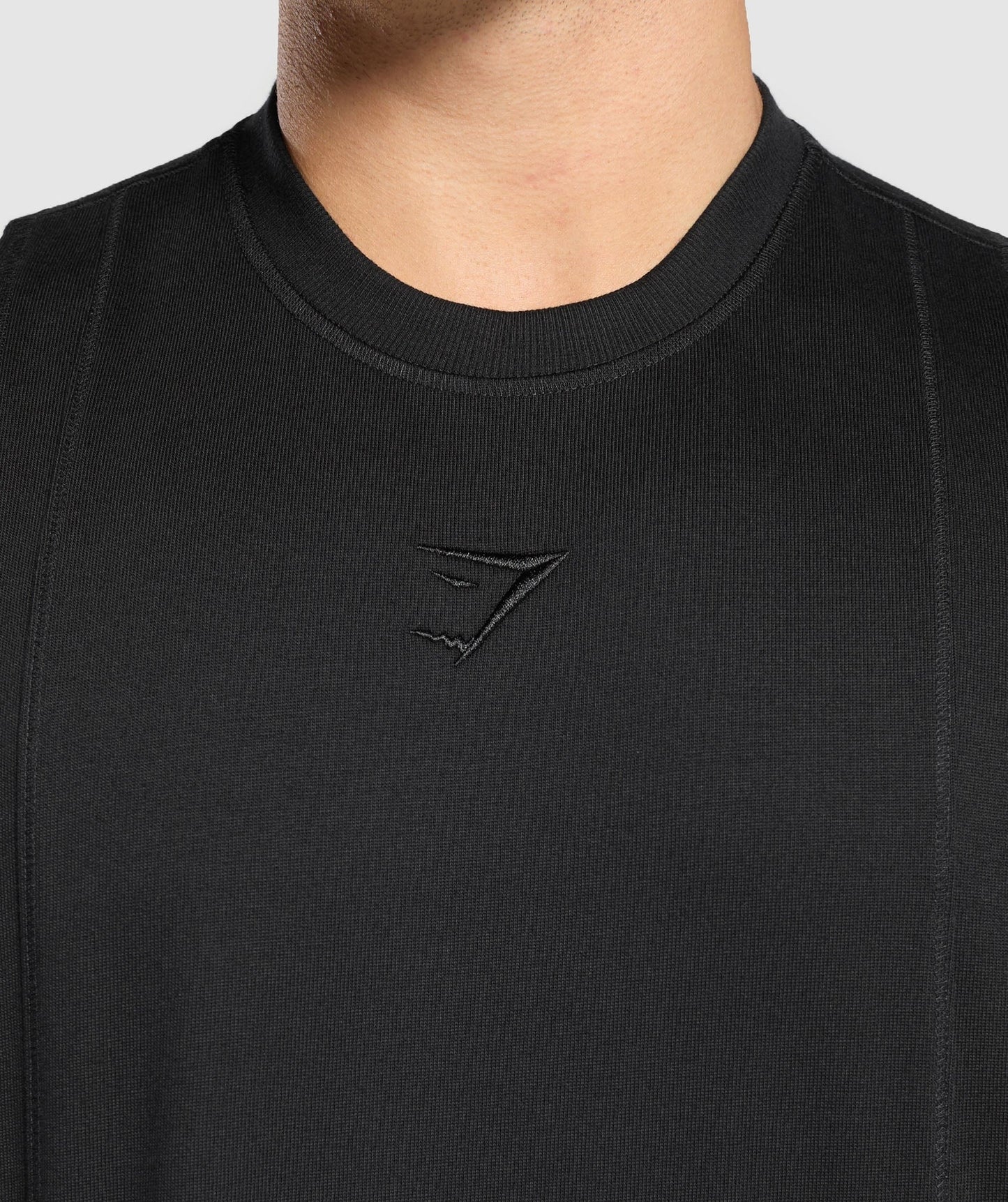 Gymshark Premium Lifting Drop Arm Tank - Black