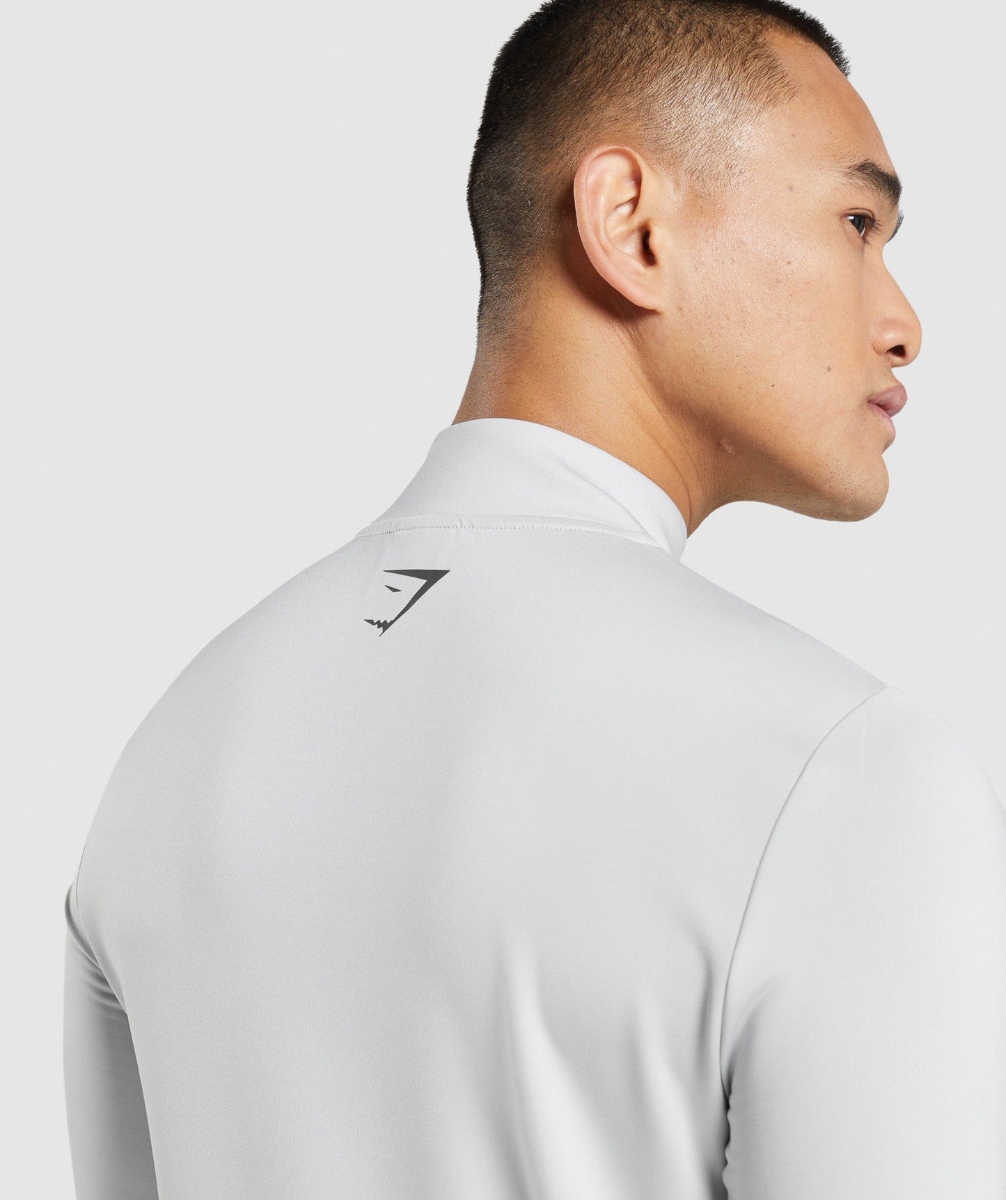 Gymshark Sport Stripe 1/4 Zip - Light Grey