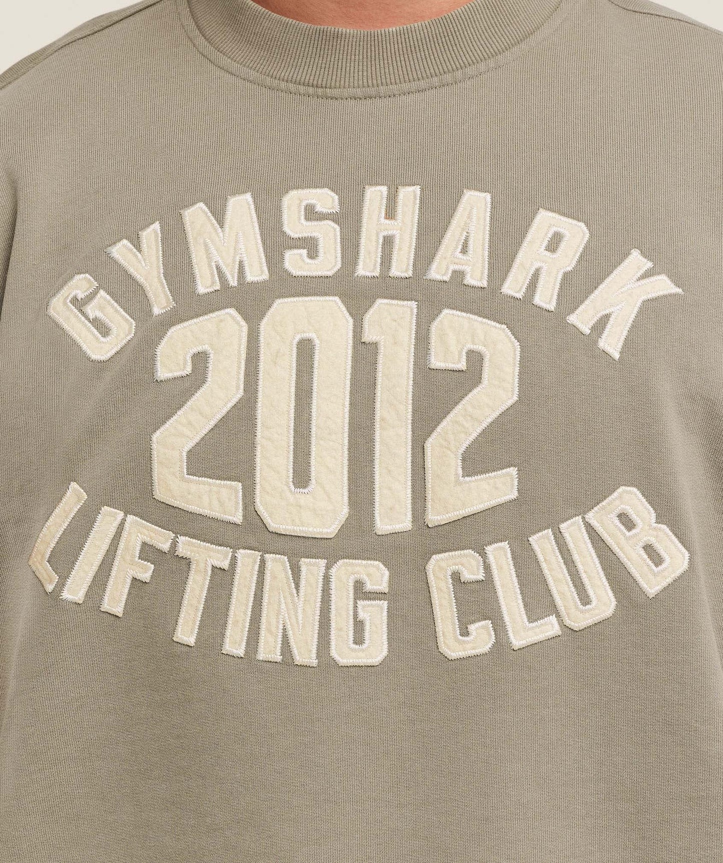 Gymshark 2012 Lifting Club Crew - Linen Brown