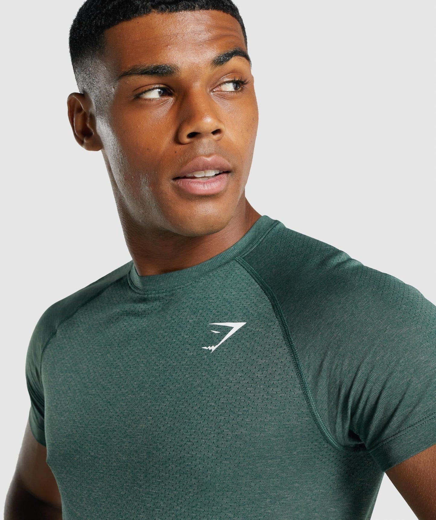 Gymshark Vital Light T-Shirt - Dark Green Marl