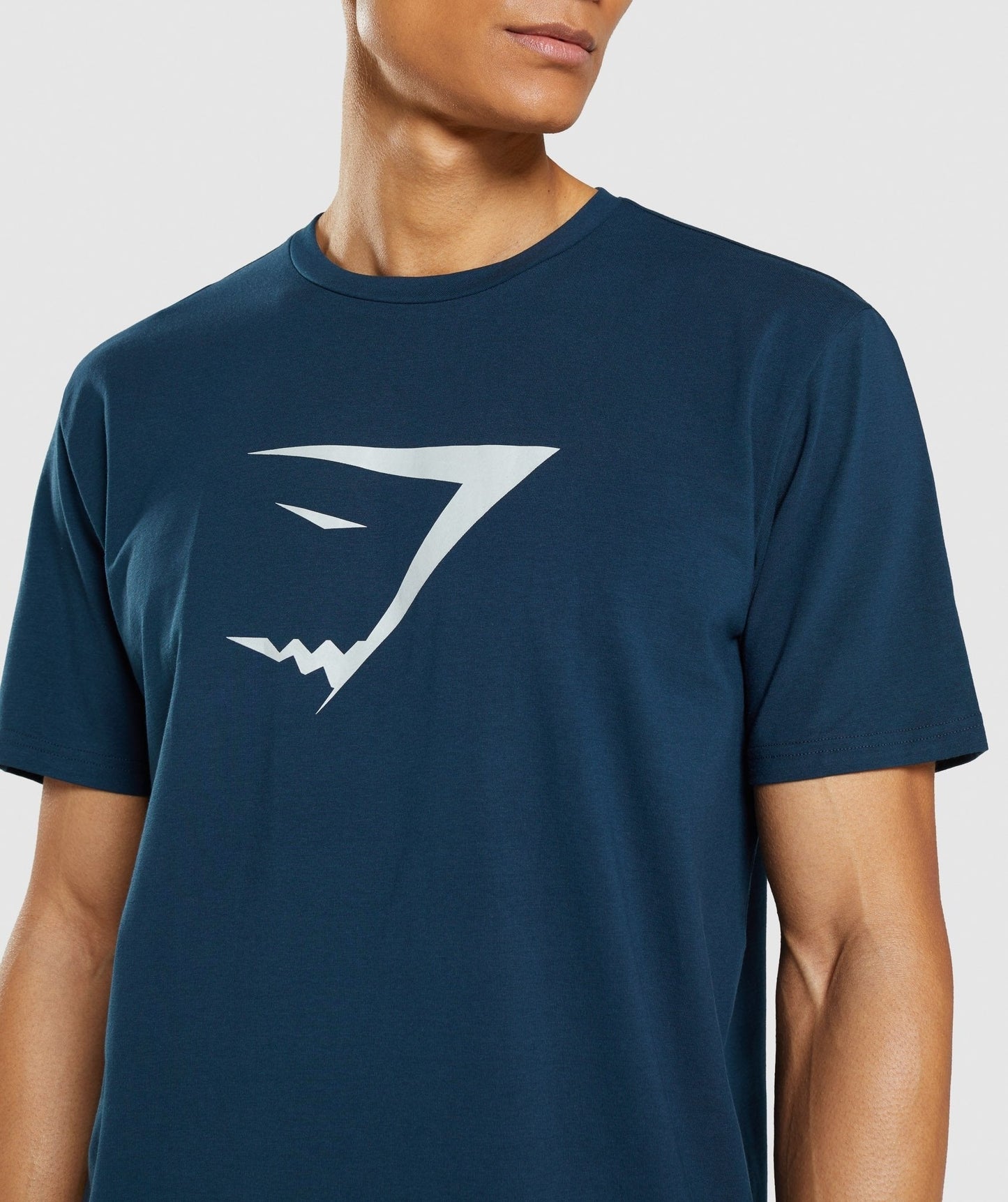 Gymshark Sharkhead Infill T-Shirt - Navy