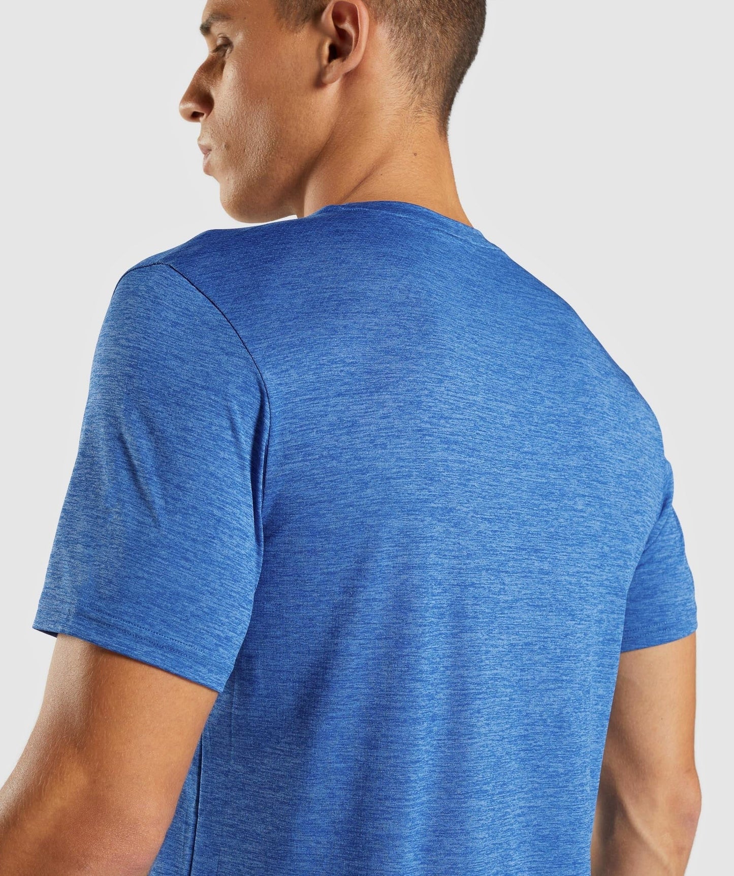Gymshark Arrival Marl T-Shirt - Athletic Blue/Javelin Blue Marl