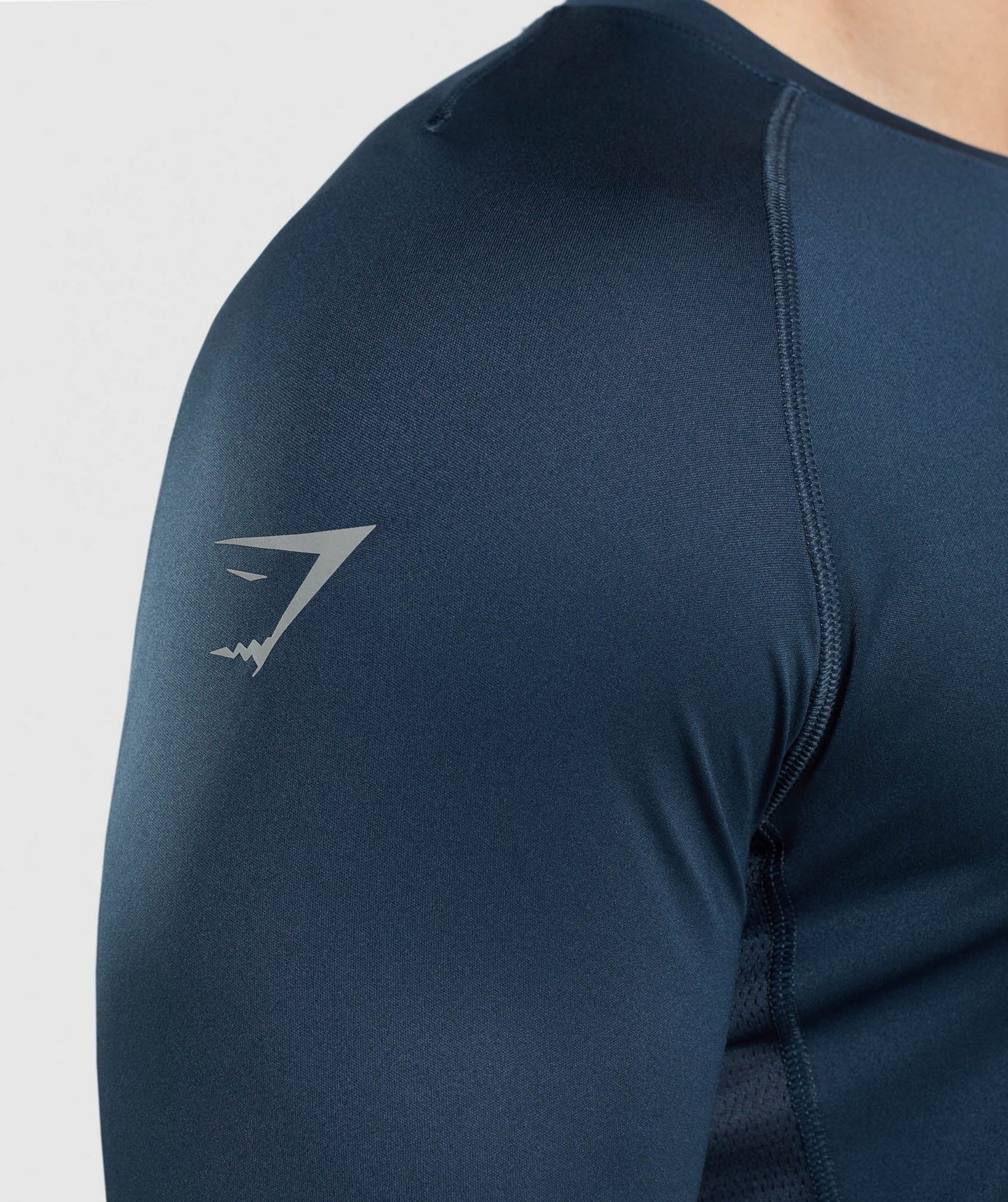 Gymshark Speed Evolve Long Sleeve T-Shirt - Navy