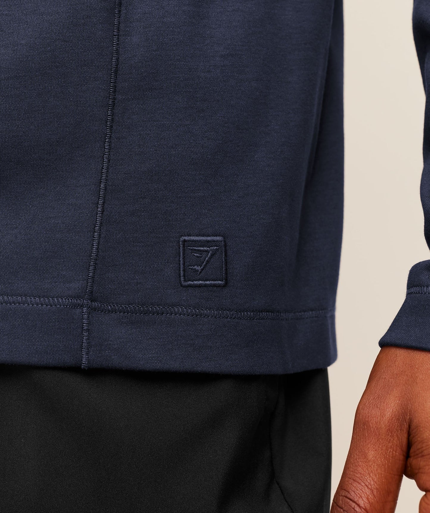 Gymshark Off Duty 1/4 Zip - Heavy Blue