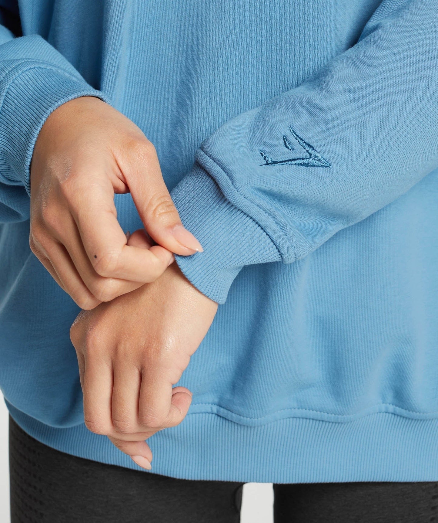 Gymshark Block Oversized Hoodie - Classic Blue