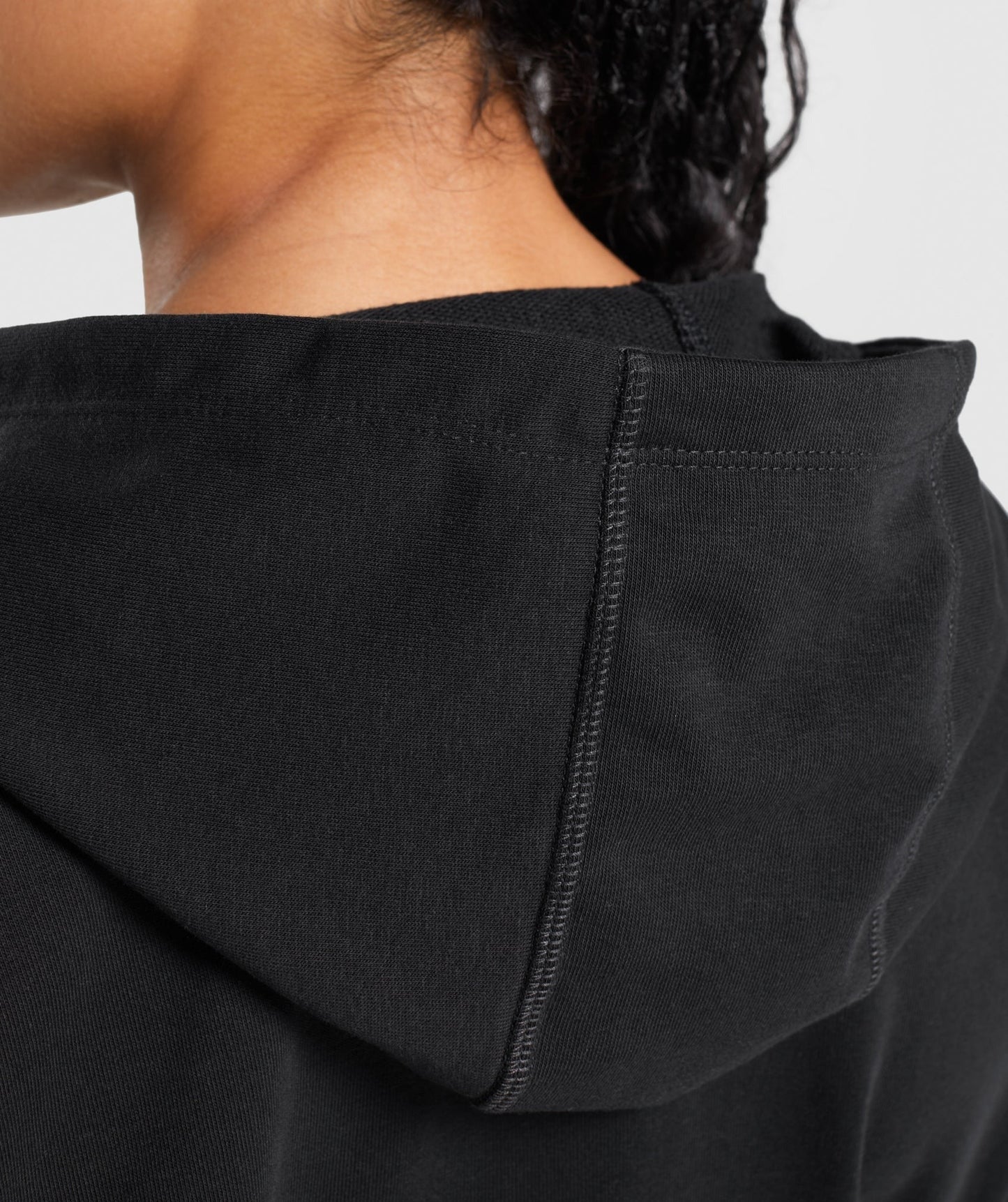Gymshark GS Power Cropped Zip Hoodie - Black