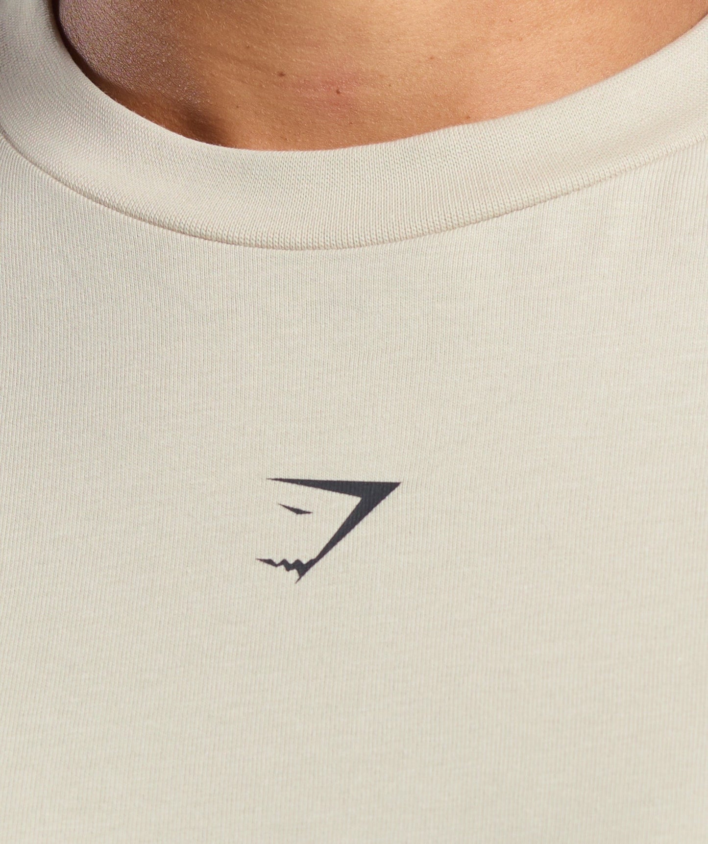 Gymshark Strength Department Graphic LS Top - Pebble Grey