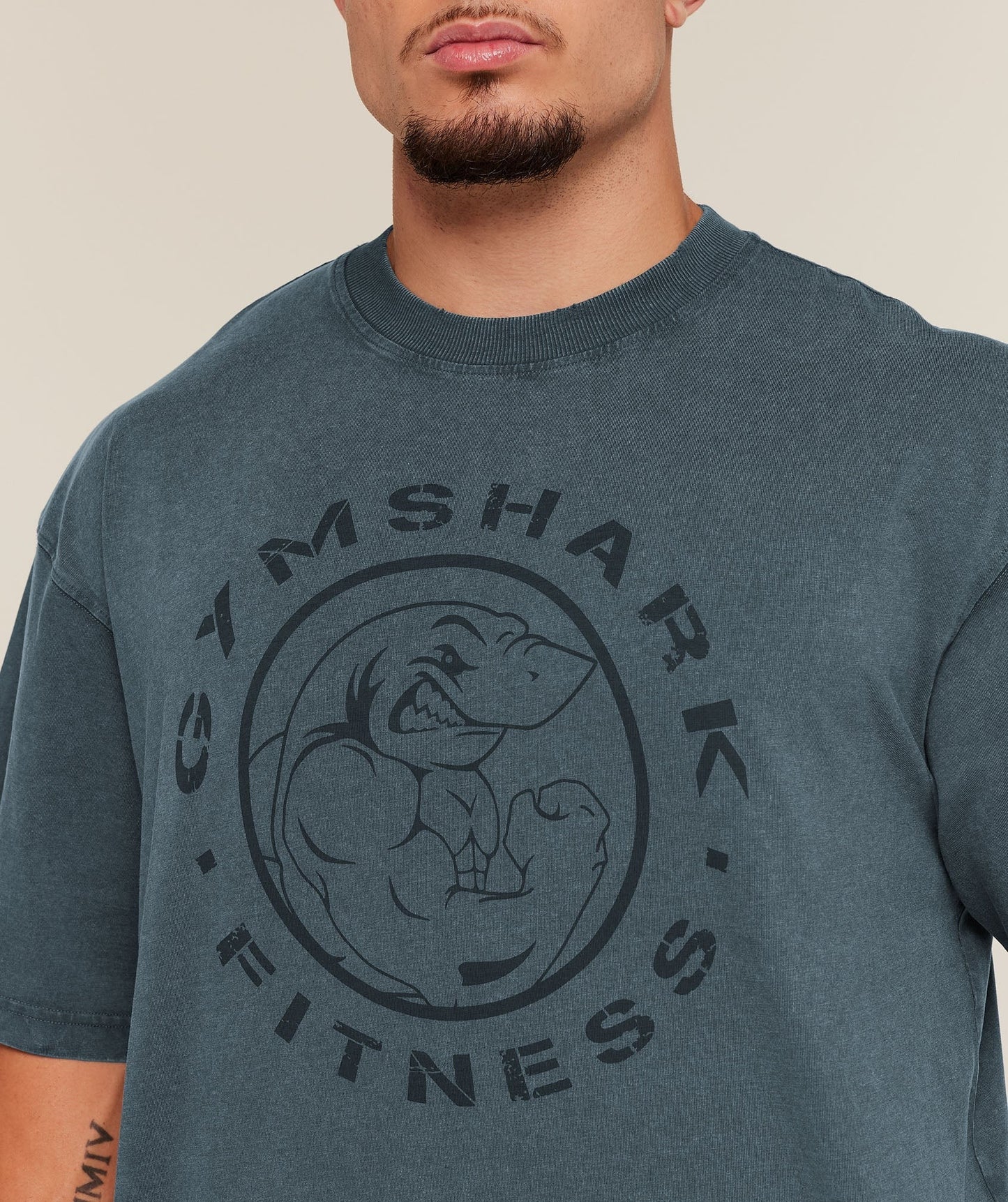 Gymshark Vintage Legacy T-Shirt - Stealth Blue