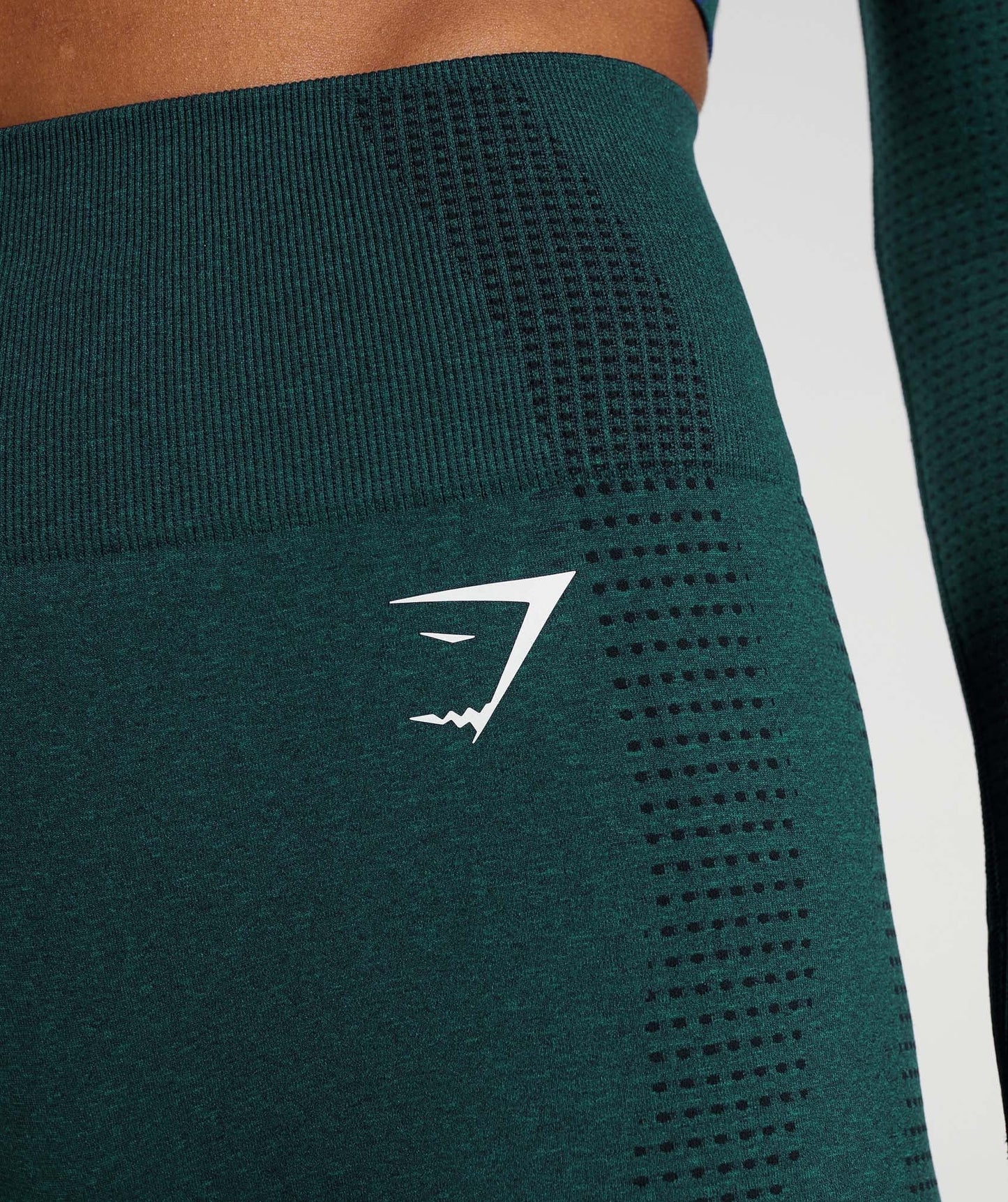 Gymshark Vital Seamless Shorts - Deep Teal Marl