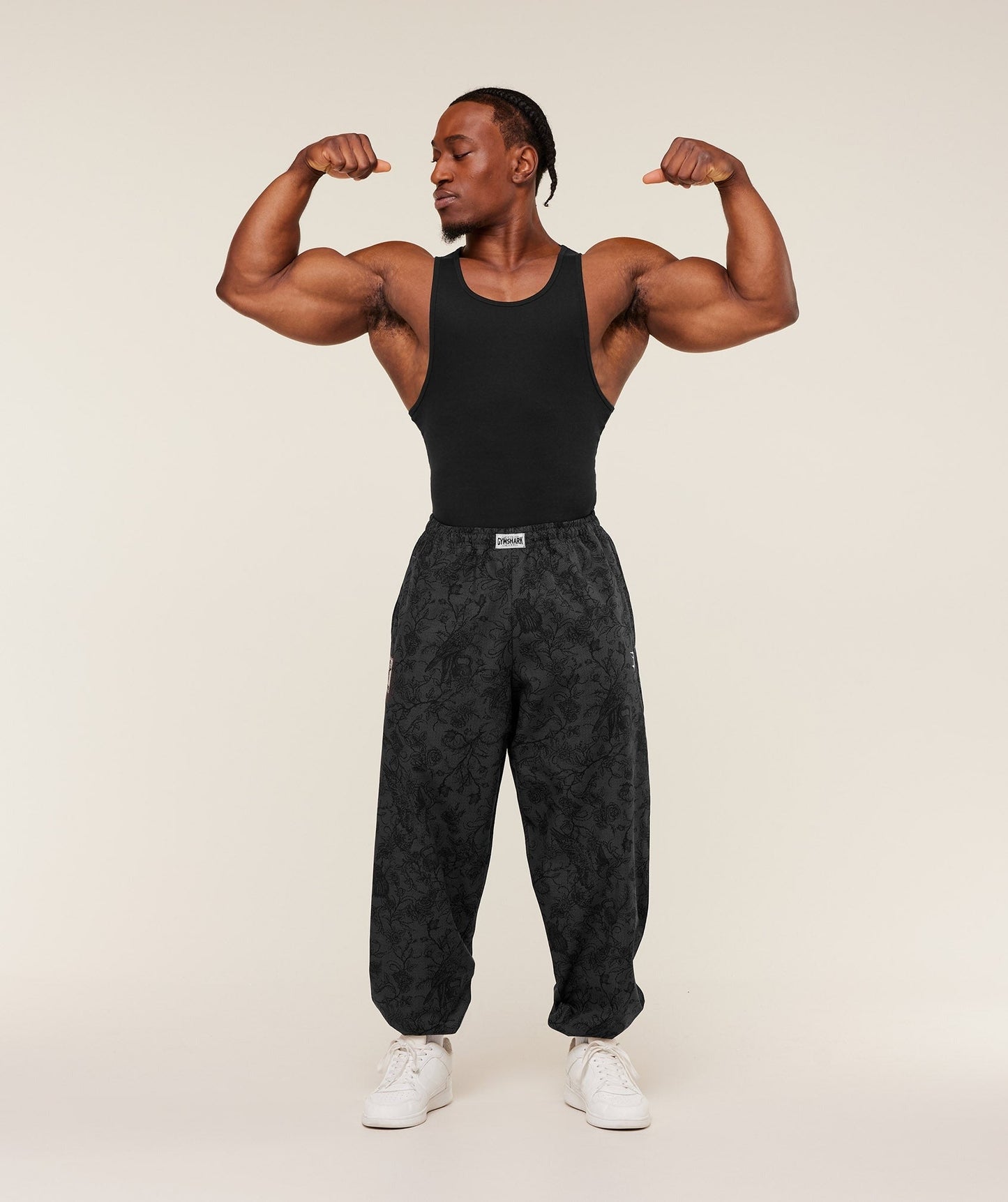 Gymshark Pumper Pants - Black/Grey