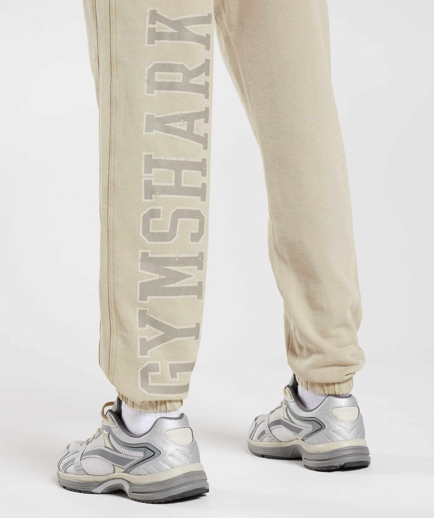 Gymshark Collegiate Joggers - Pebble Grey/Acid Wash