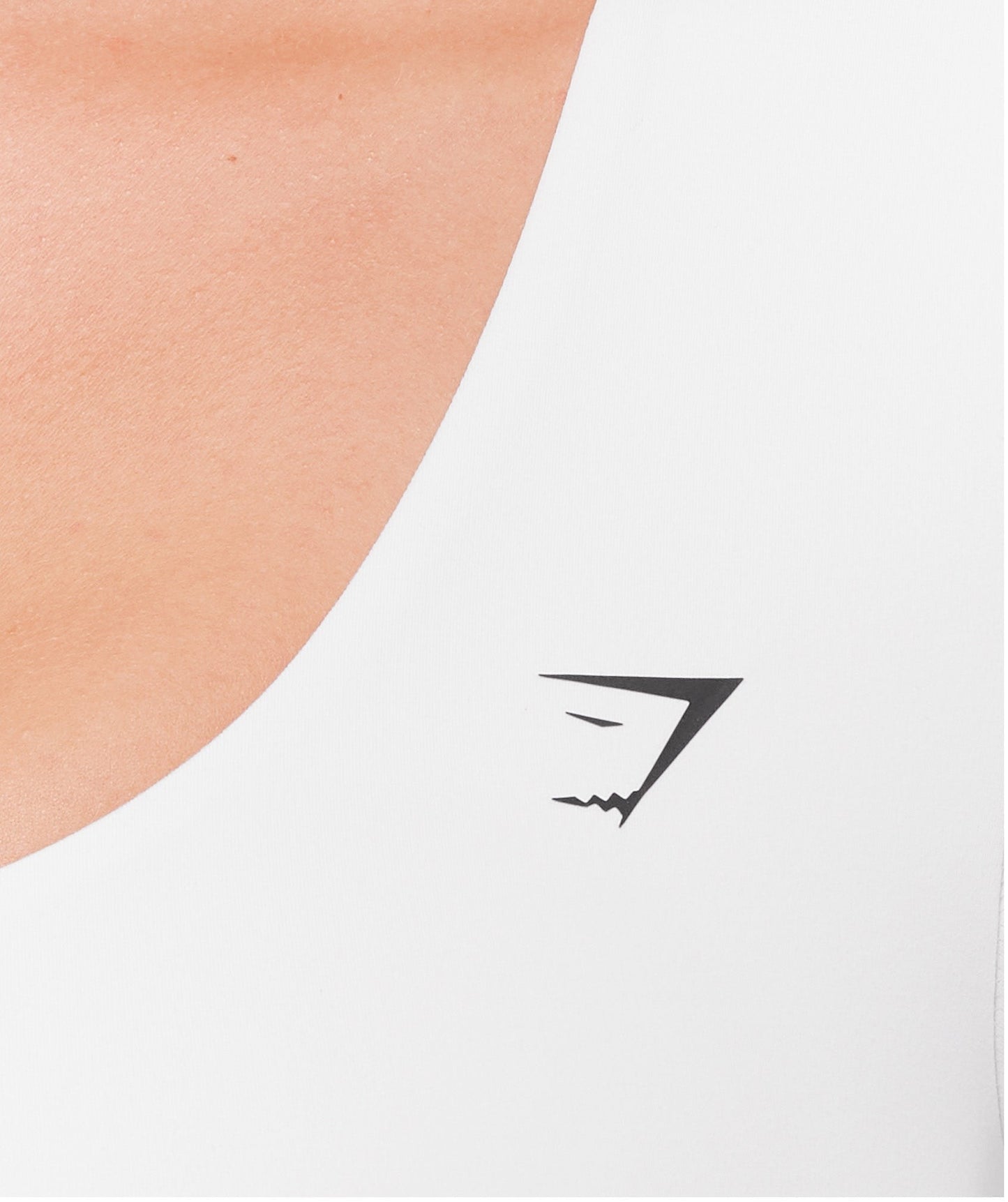 Gymshark Twist Back Long Sleeve Top - White