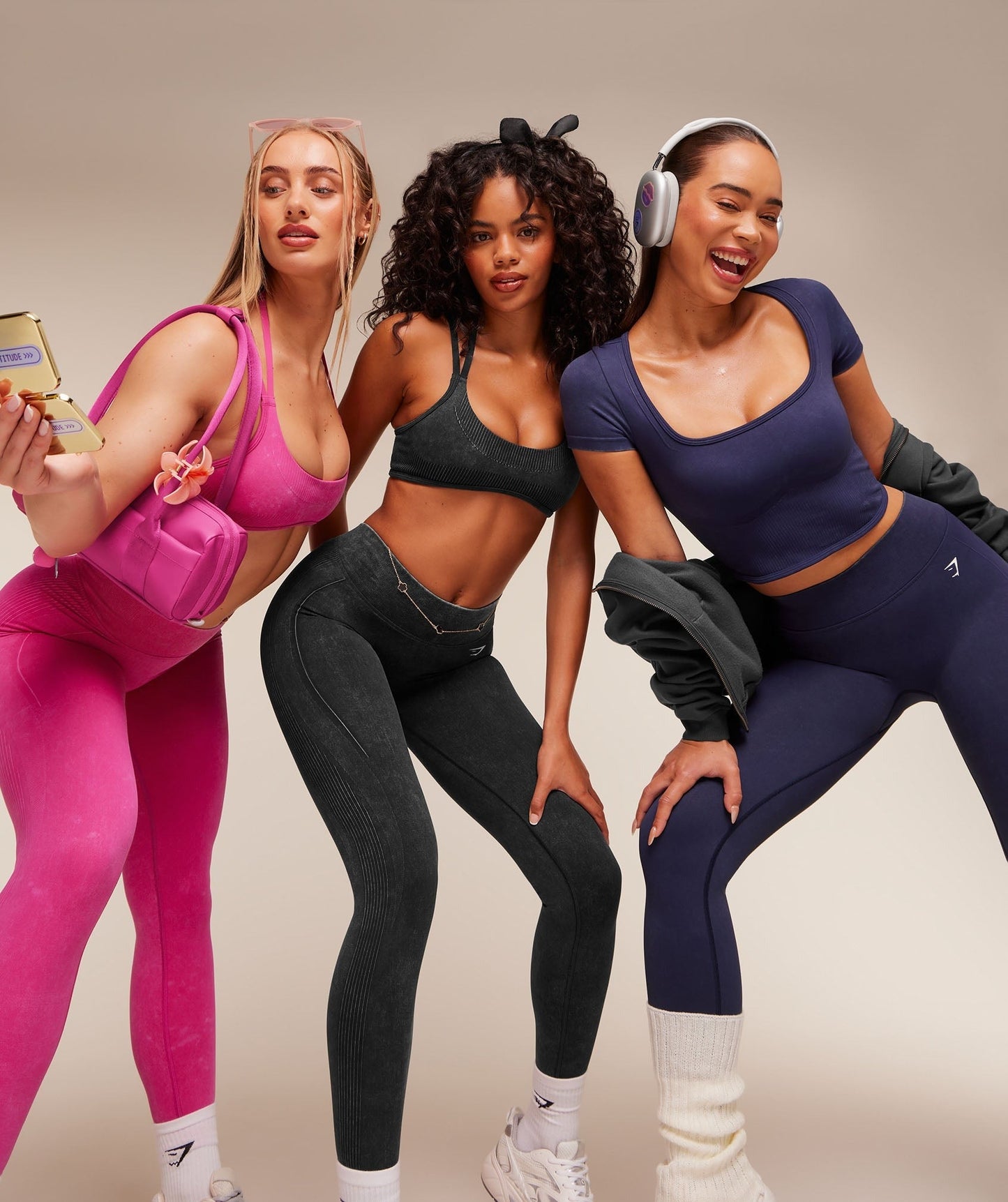 Gymshark x Bratz Crop Top - Indigo Purple/Wash