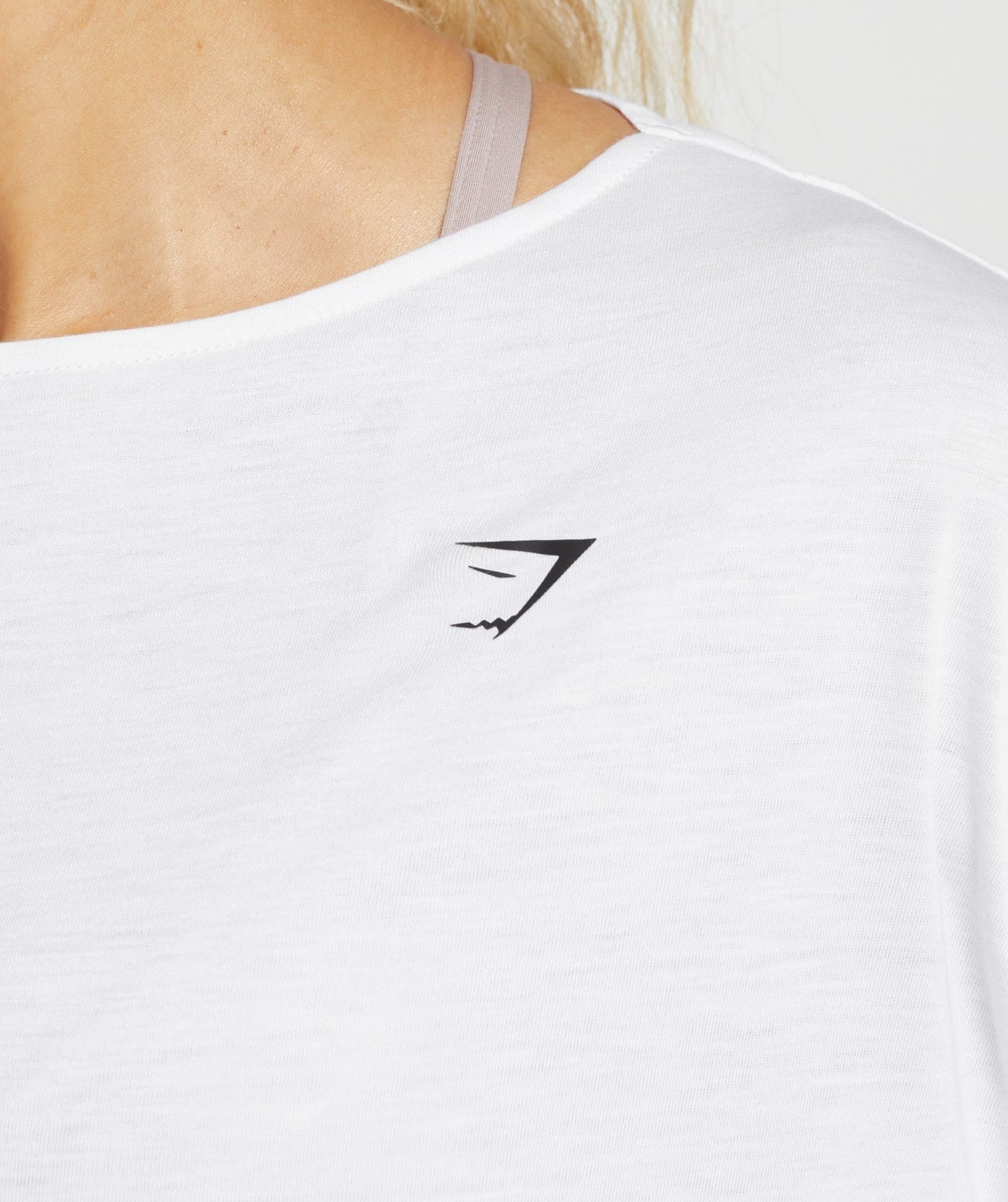 Gymshark Super Soft Cut-Out Long Sleeve Top - White