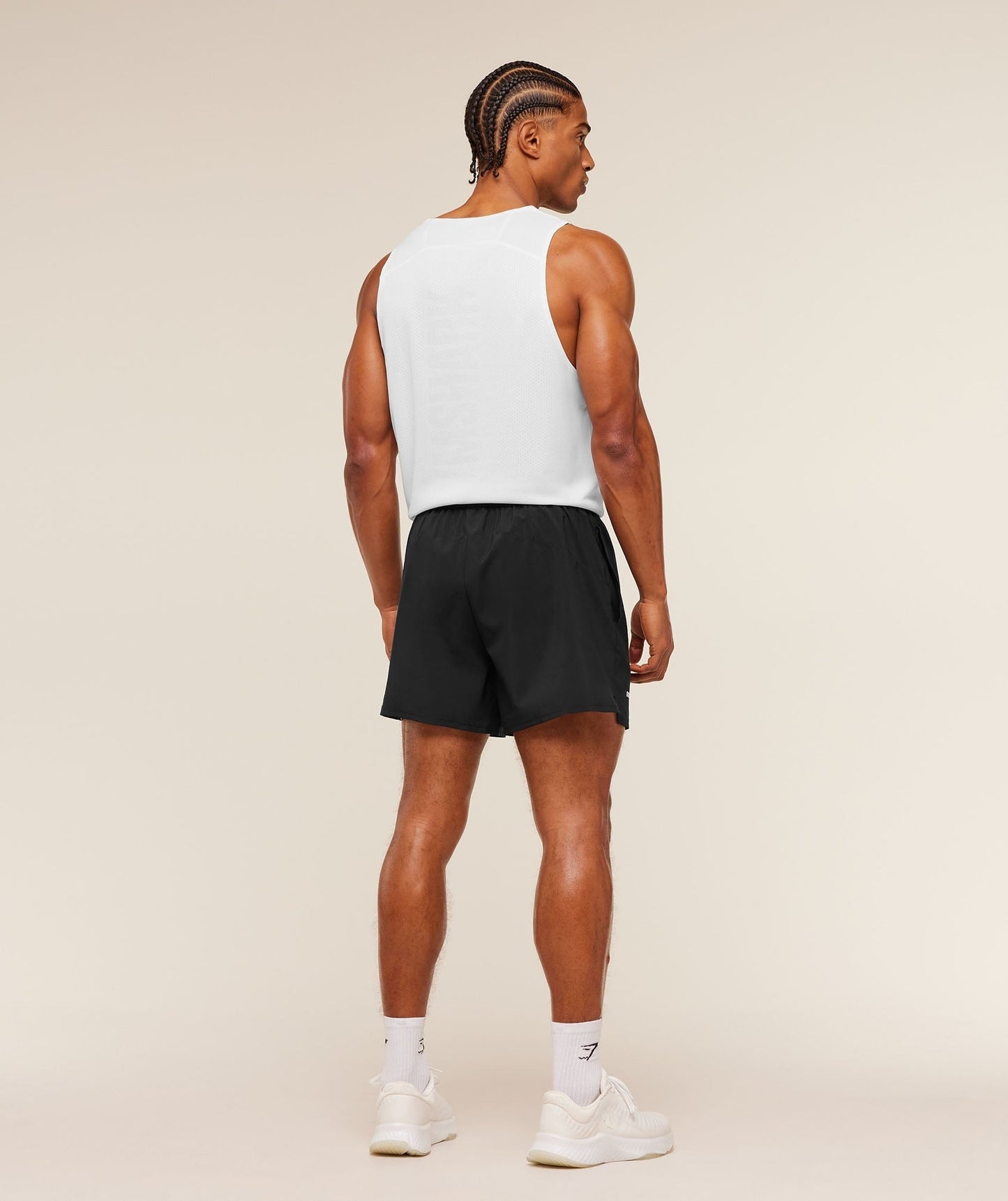 Gymshark Hybrid Engineered Jacquard Tank - White