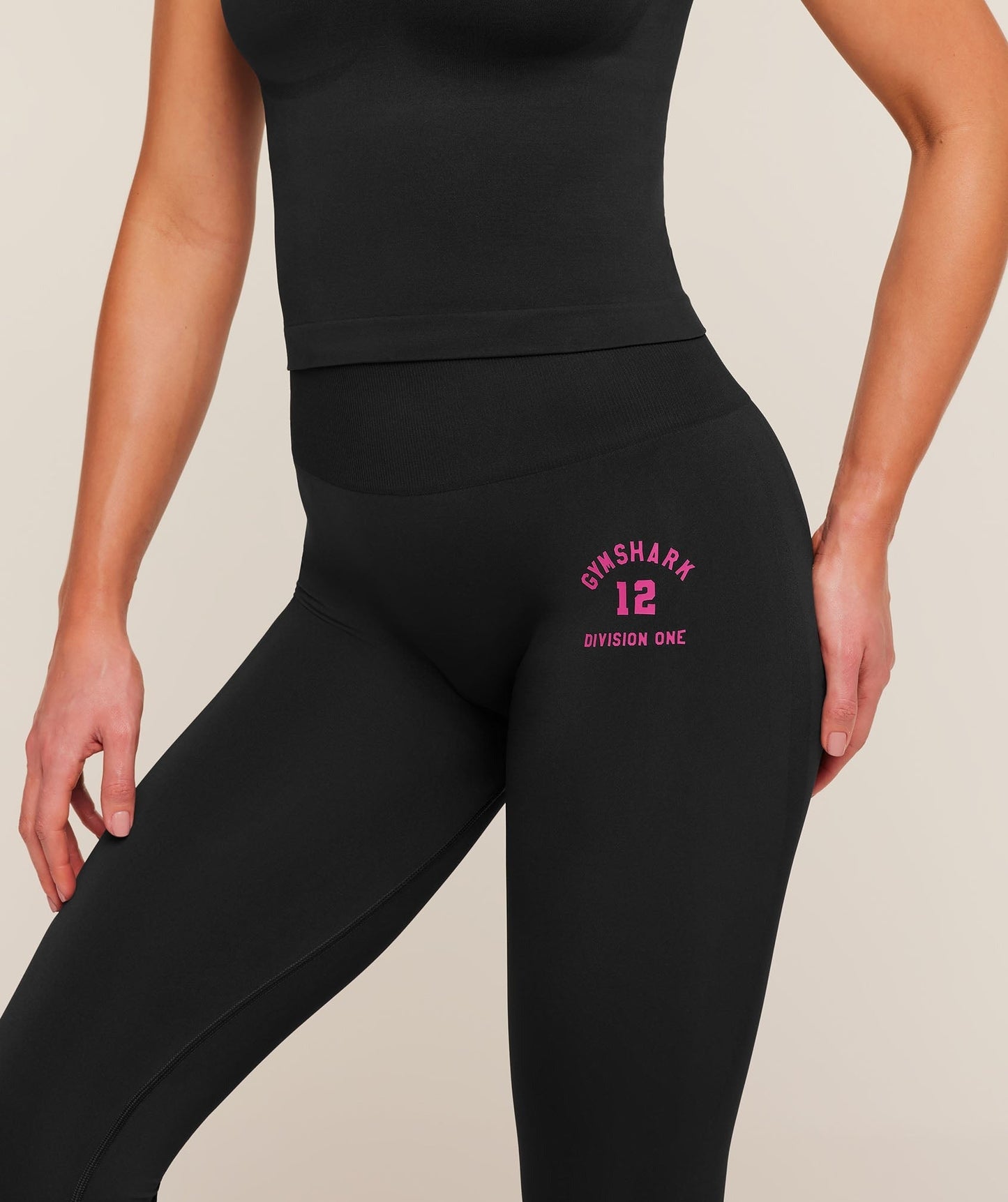 Gymshark Everyday Seamless Graphic Leggings - Black