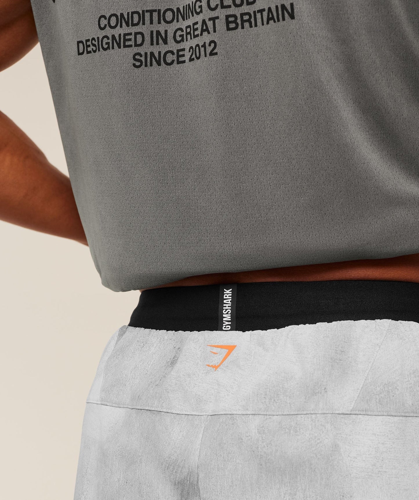 Gymshark Hybrid 5" Performance Shorts - Smokey Grey