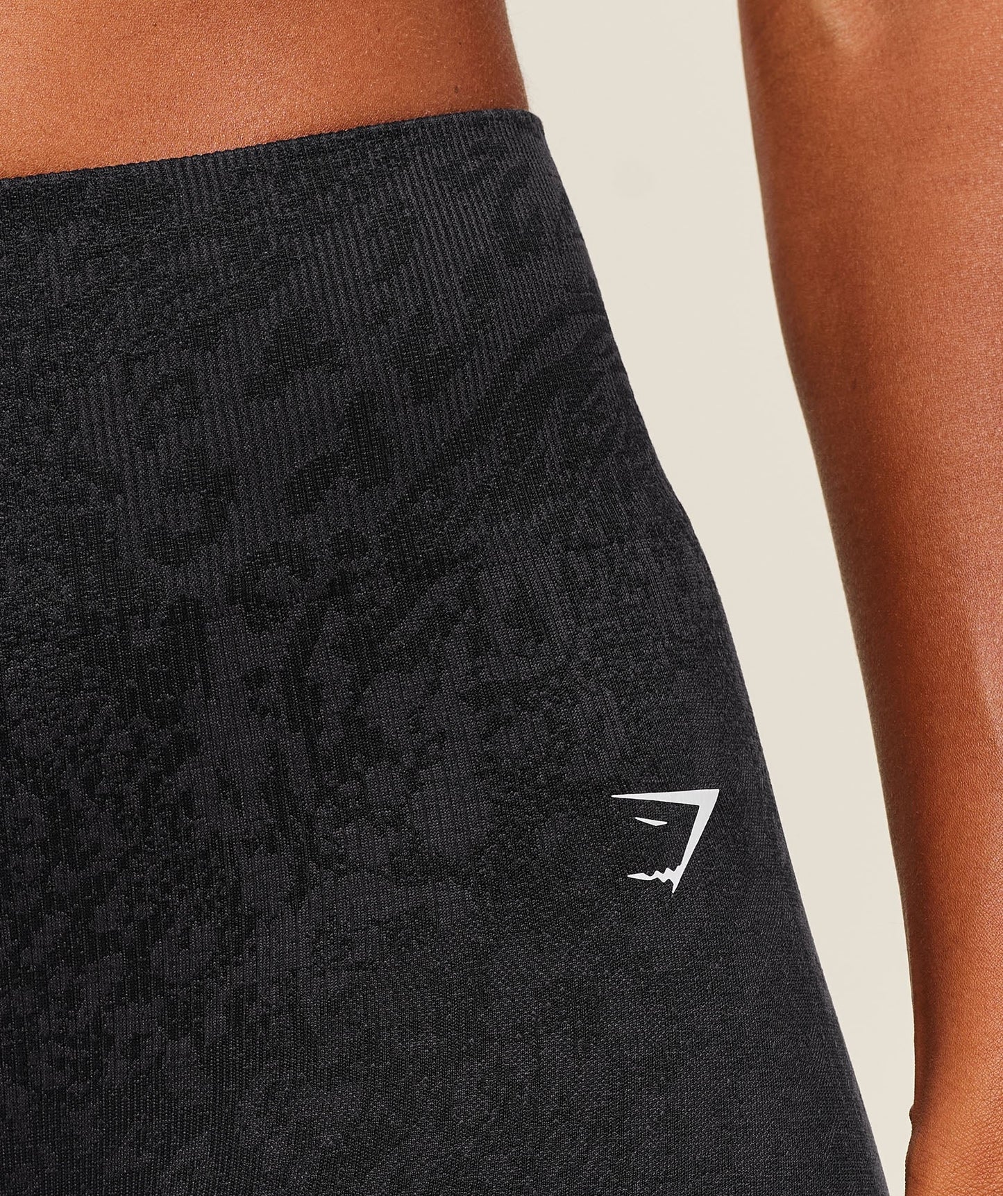 Gymshark Adapt Animal X Whitney Leggings - Black / Asphalt Grey