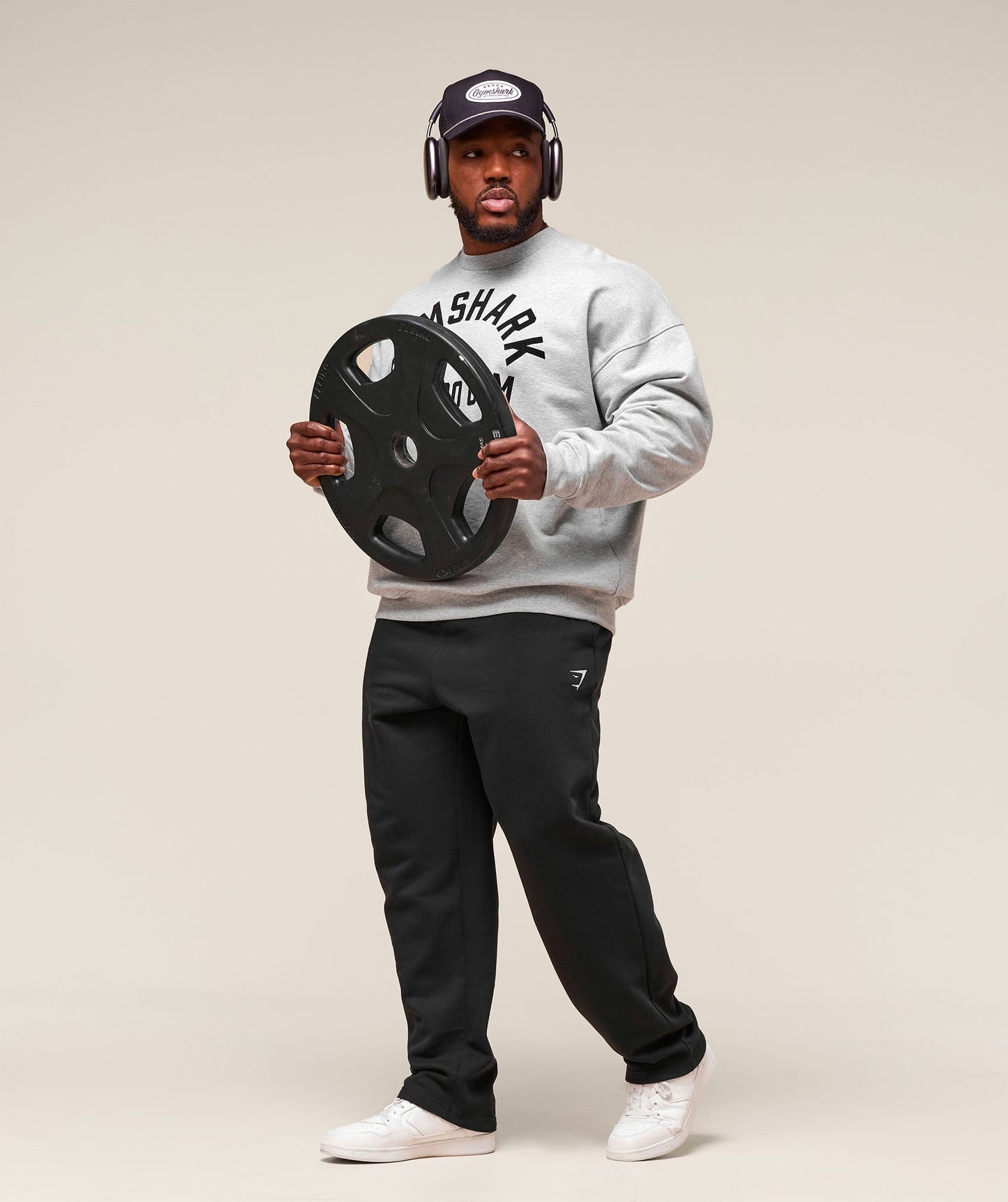 Gymshark We Do Gym Crew - Light Grey Core Marl