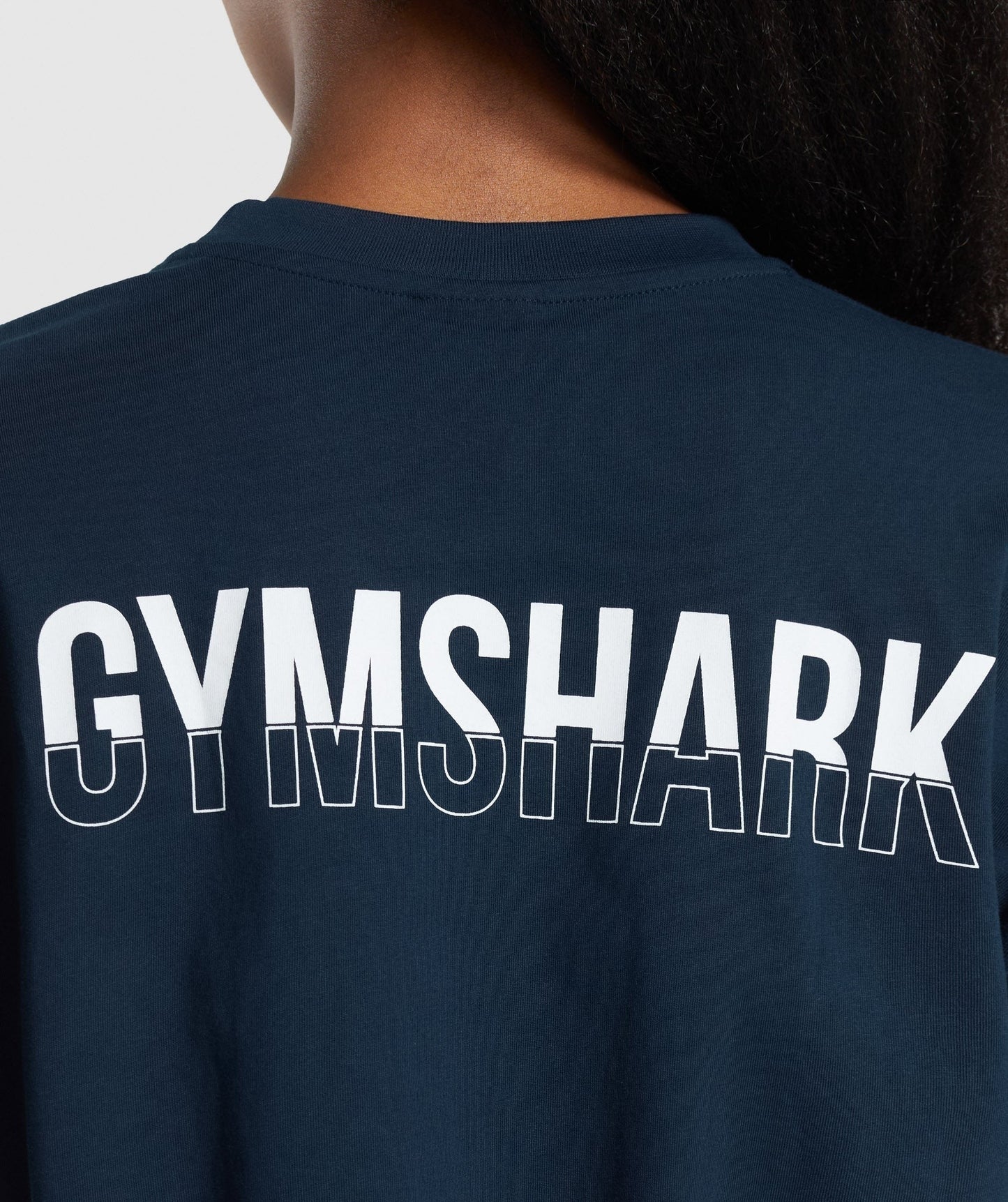Gymshark Fraction Oversized T-Shirt - Navy