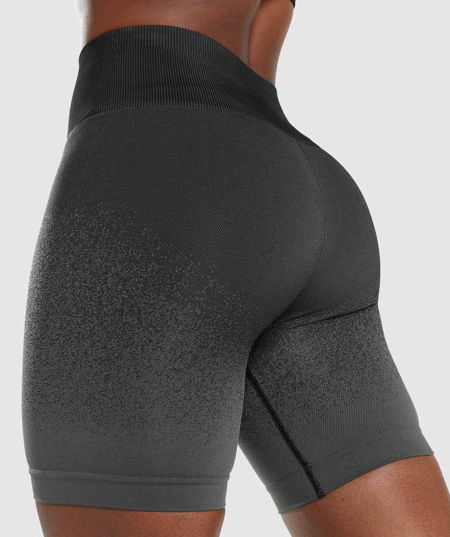 Gymshark Adapt Ombre Seamless Cycling Shorts - Black/Grey