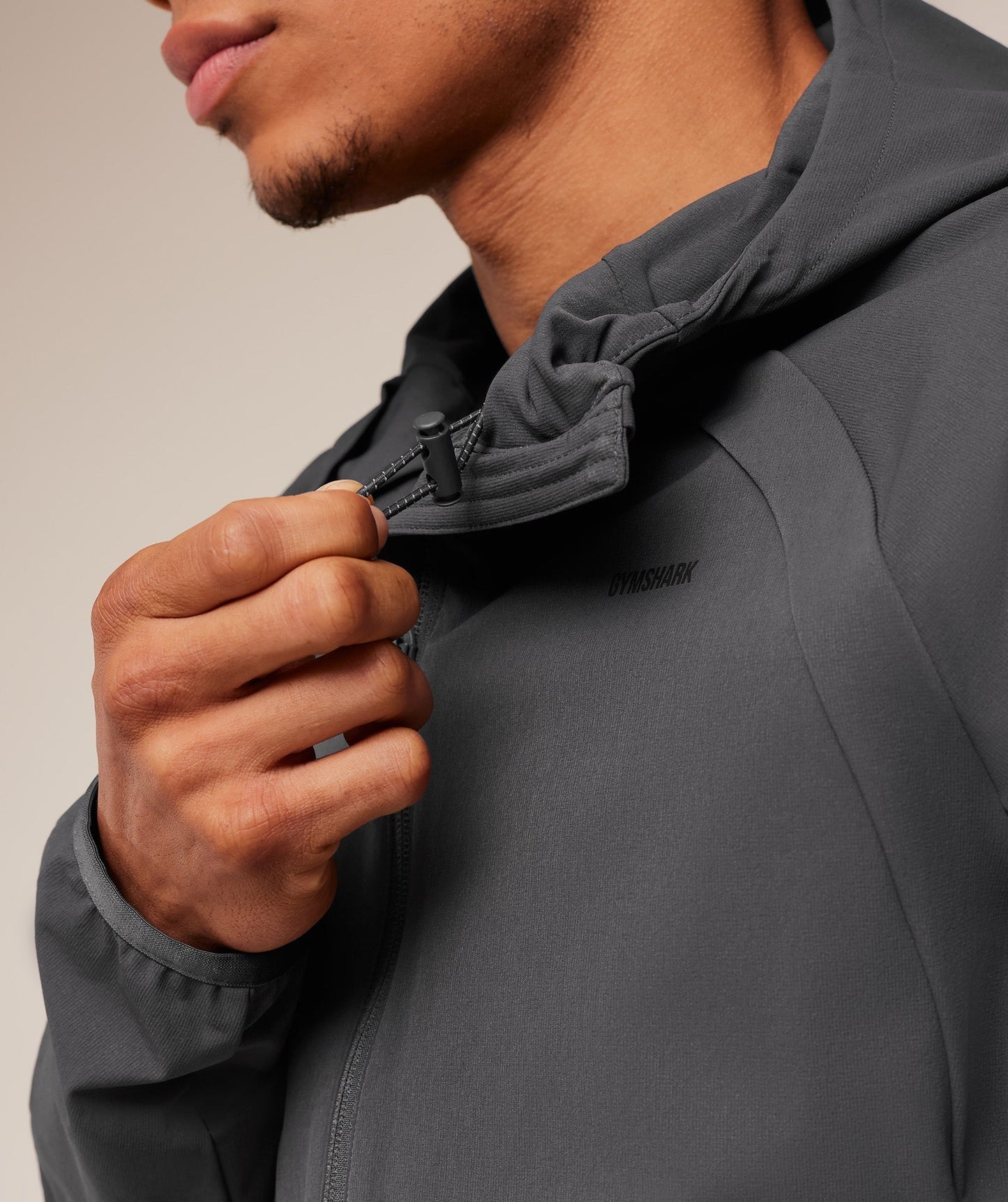 Gymshark Weekend Zip Through Shell Jacket - Grey