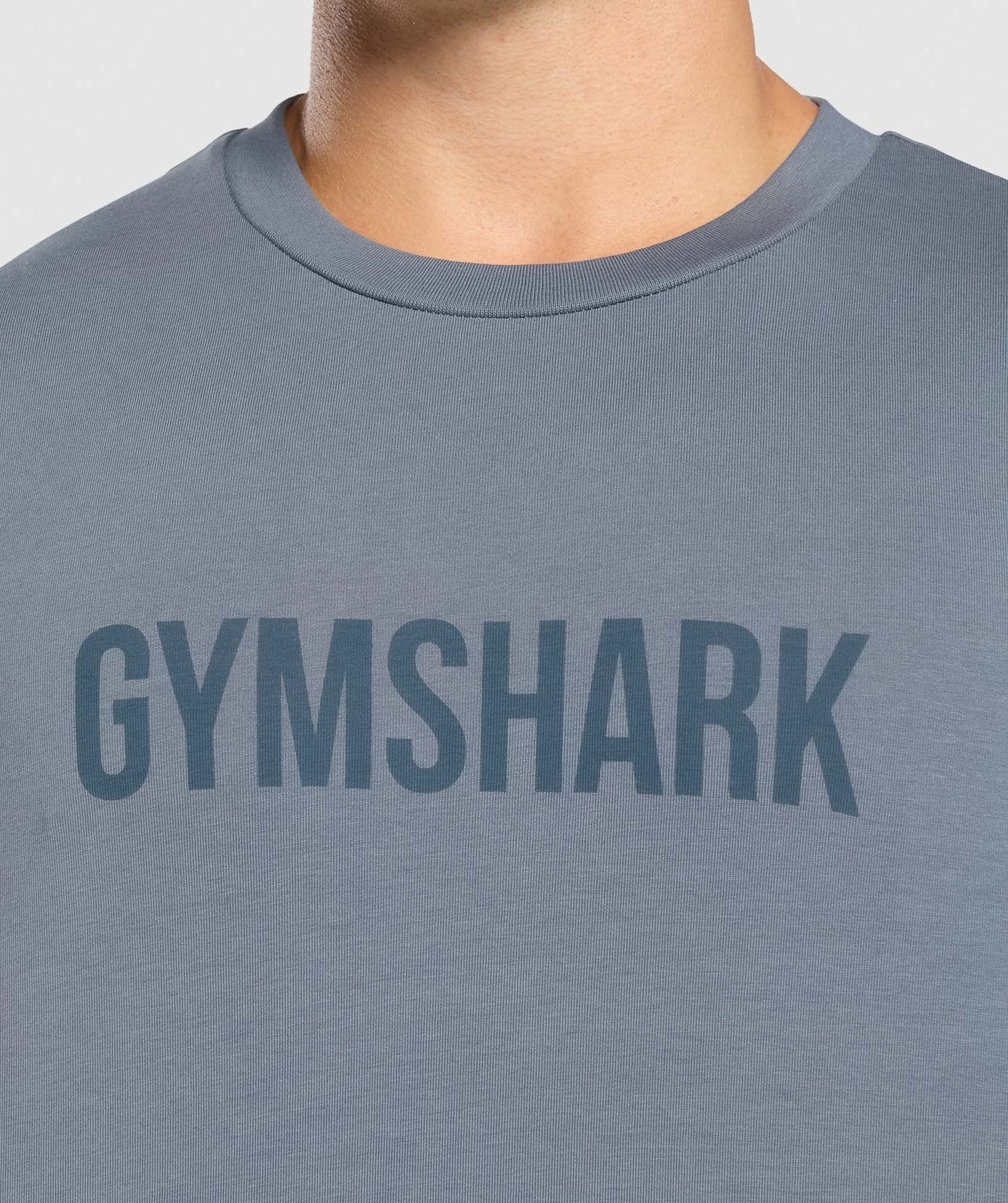 Gymshark Apollo Oversized T-Shirt - Iron Blue