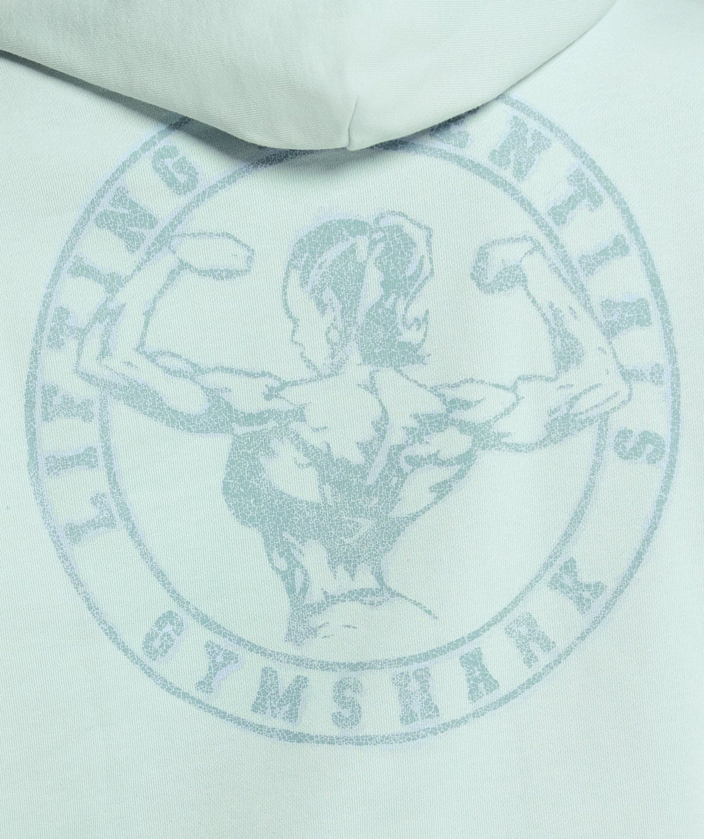 Gymshark Back Gains Graphic Hoodie - Morning Blue