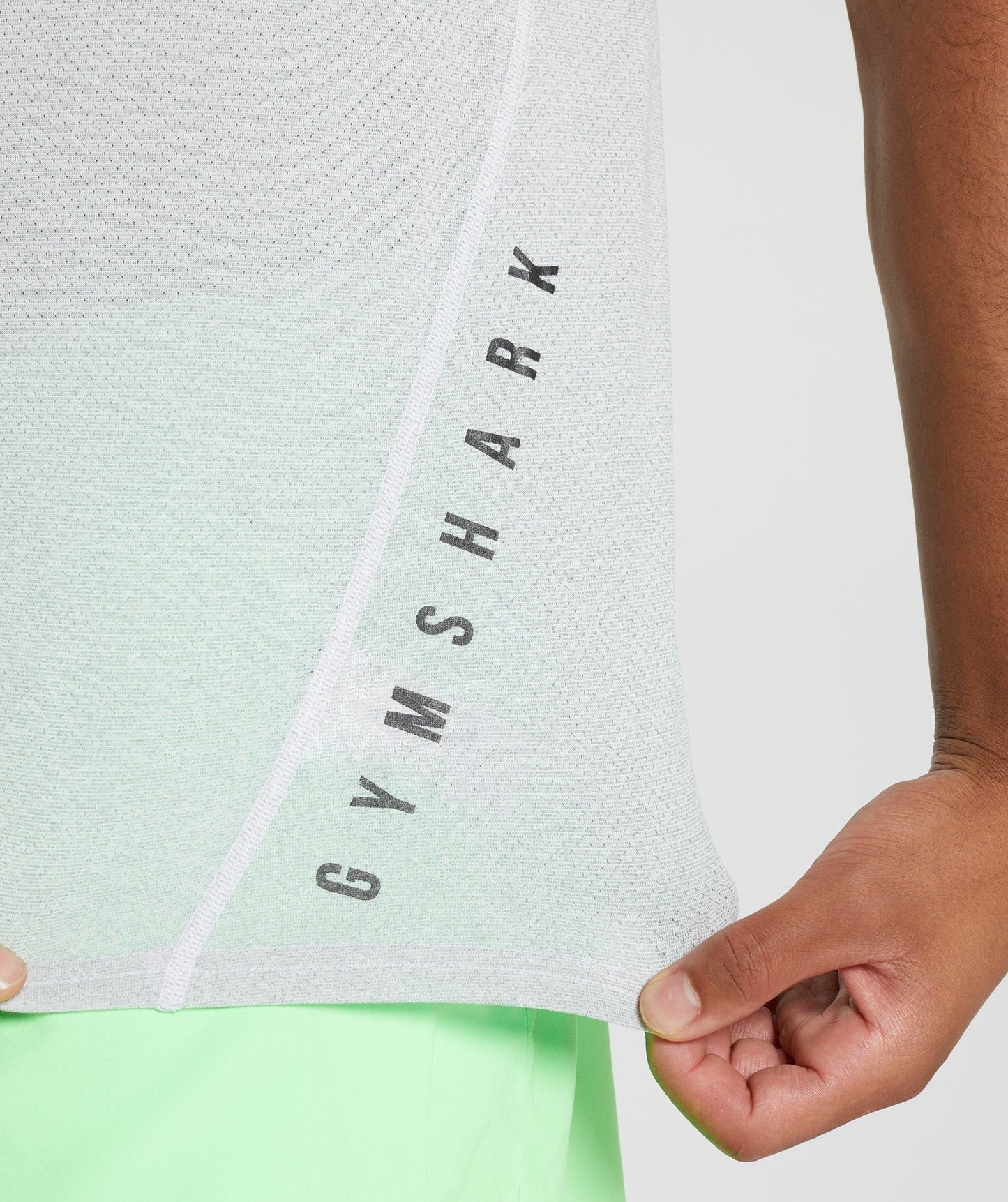 Gymshark Sport T-Shirt - White/Smokey Grey Marl