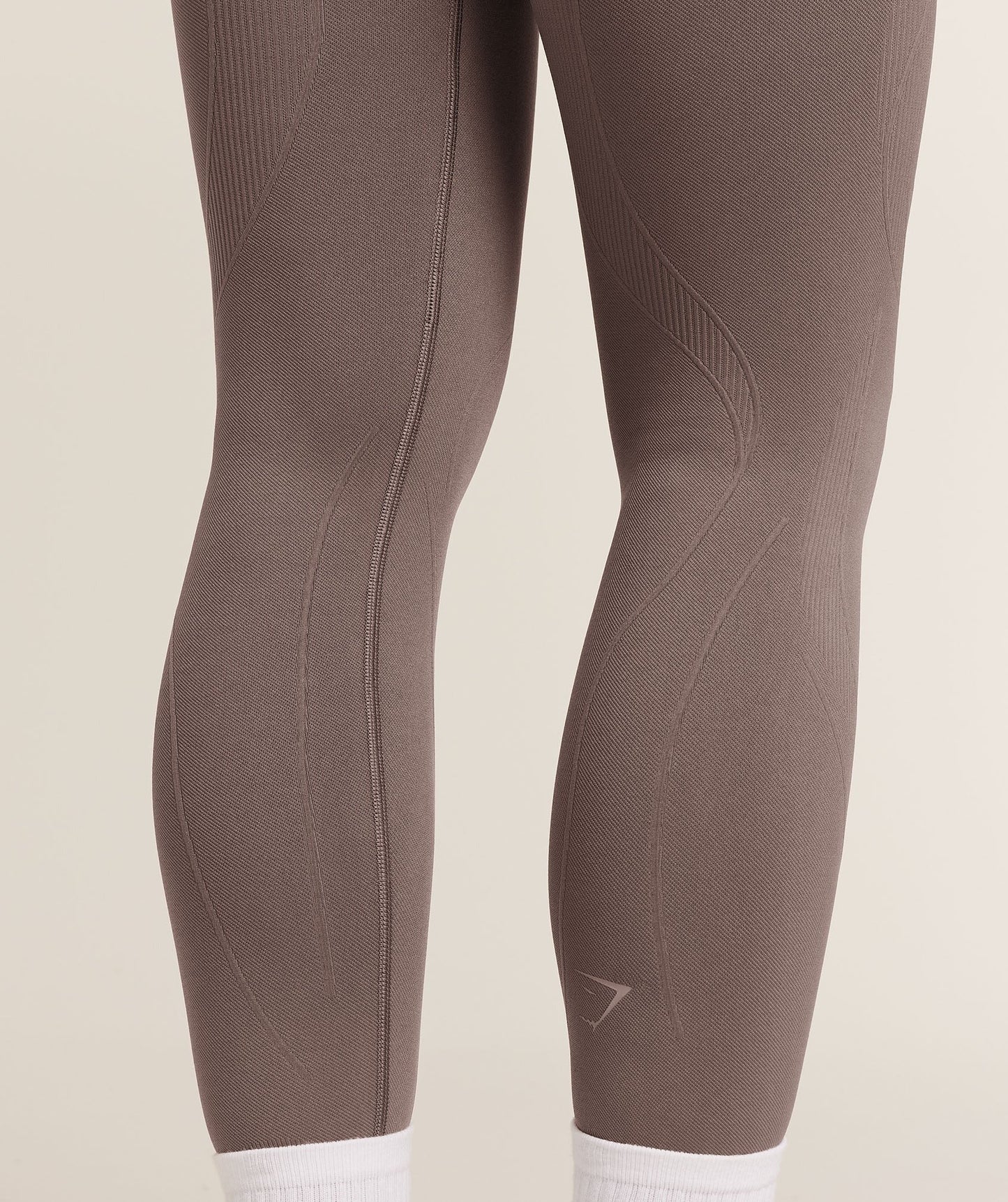 Gymshark Poise Seamless Leggings - Cool Brown