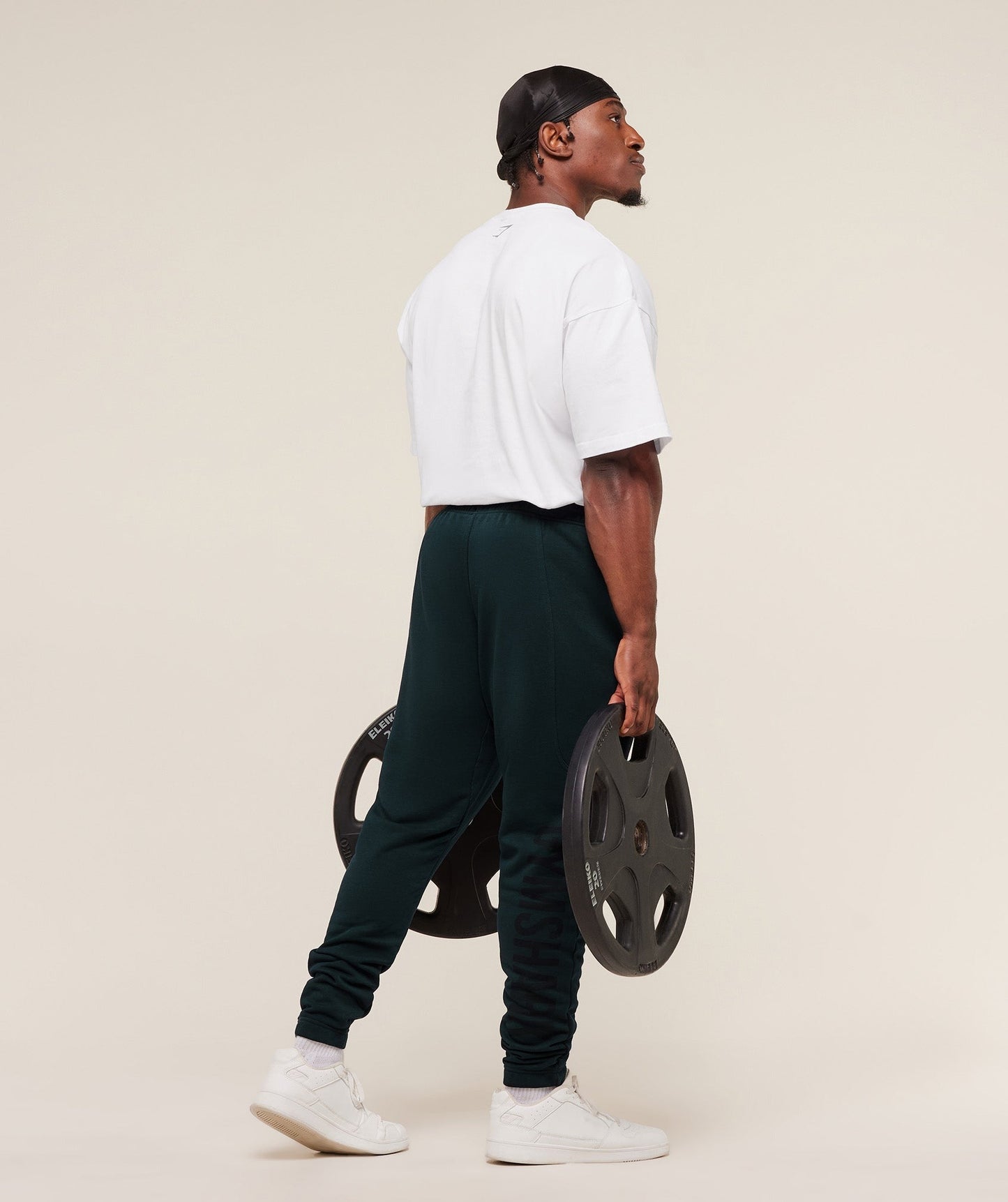 Gymshark Power Wordmark Joggers - Deep Petrol Blue