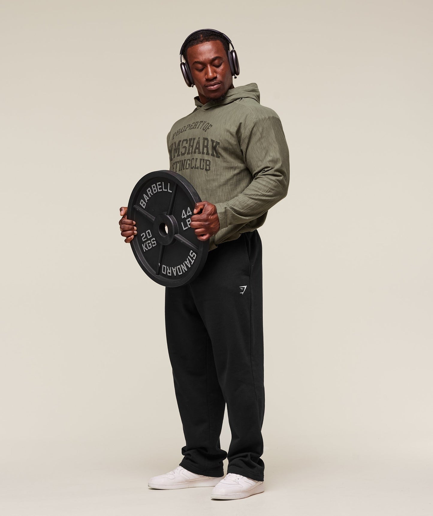 Gymshark Lightweight Slub Textured Hoodie - Utility Green
