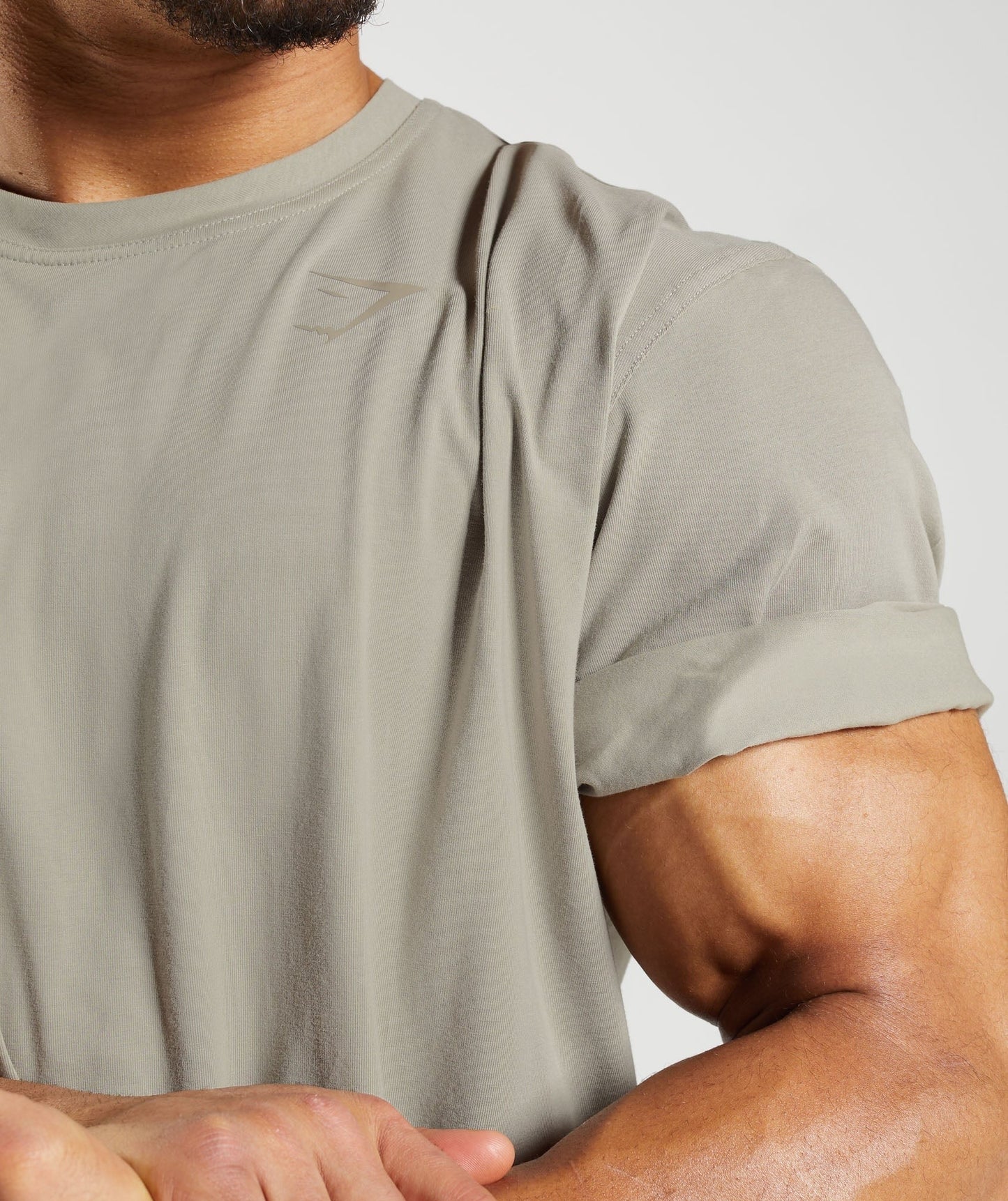 Gymshark Power T-Shirt - Ecru Brown