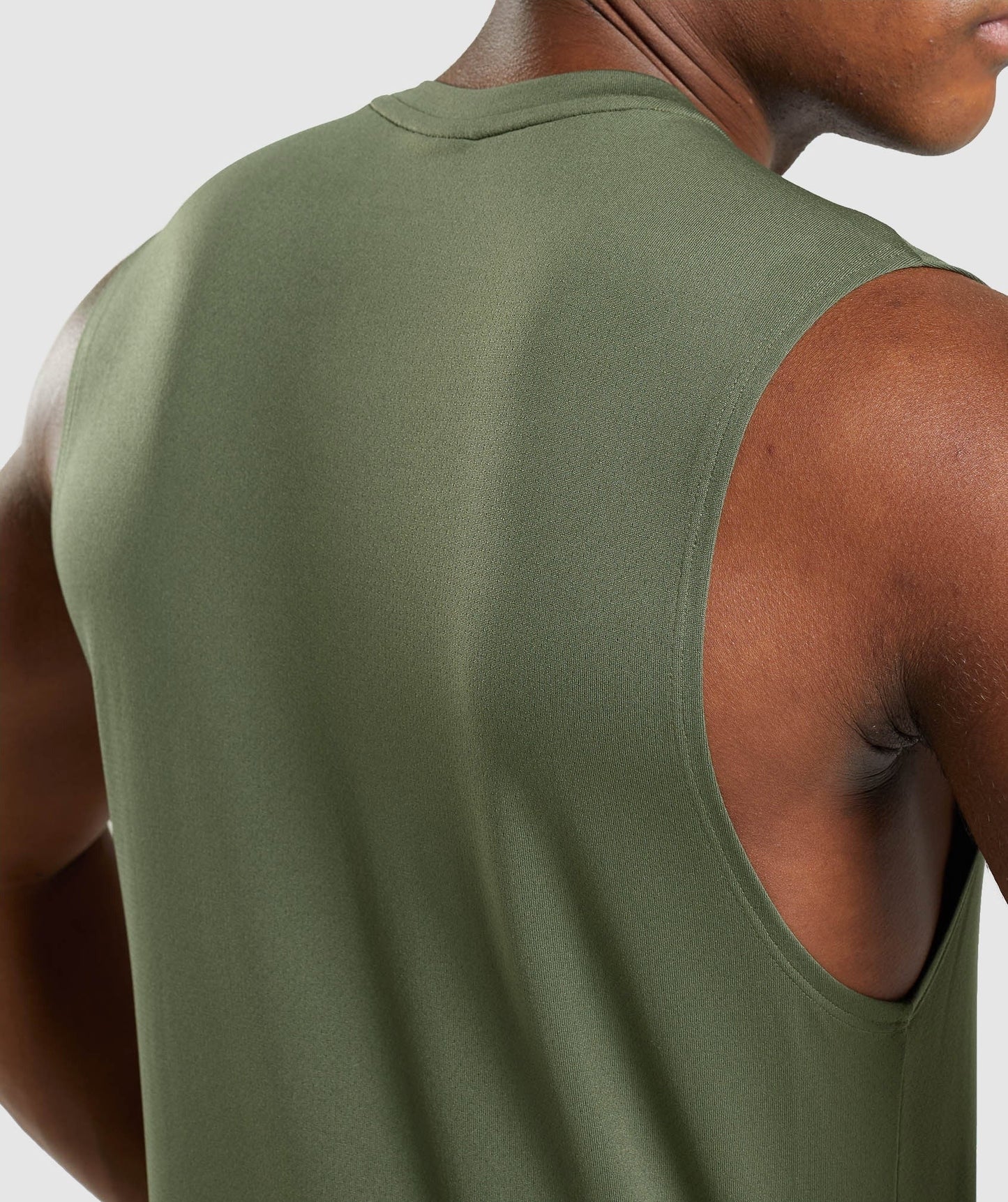 Gymshark Arrival Sleeveless Tee - Core Olive