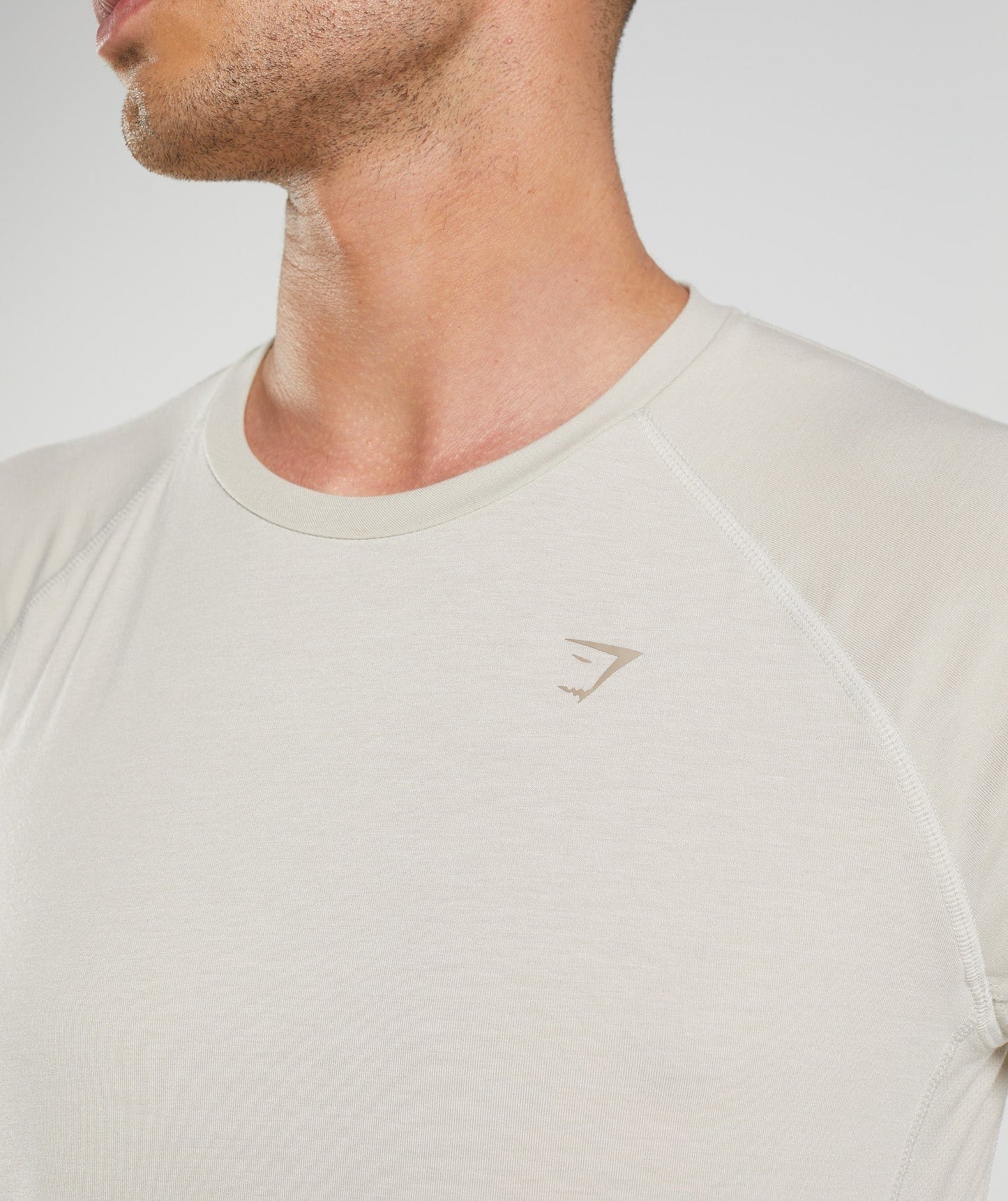 Gymshark Studio Breath T-Shirt - Pebble Grey